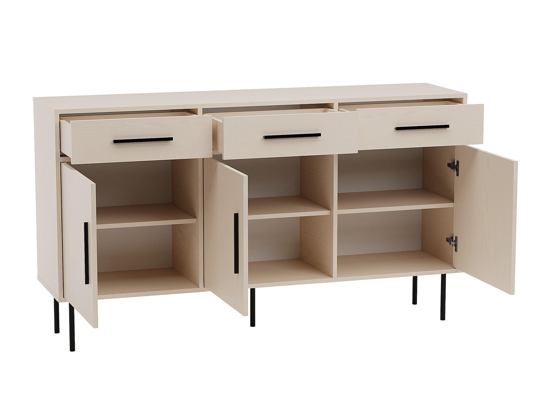 Chest of drawers Mansfield 104 (Light brown)