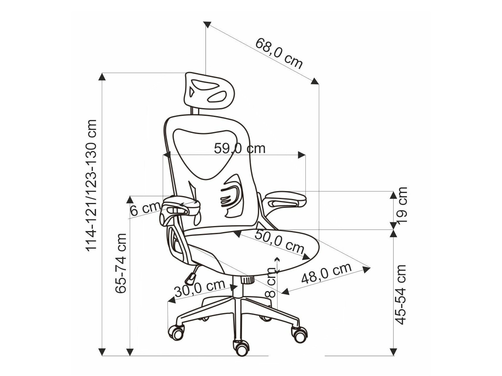 Office chair Houston 1880