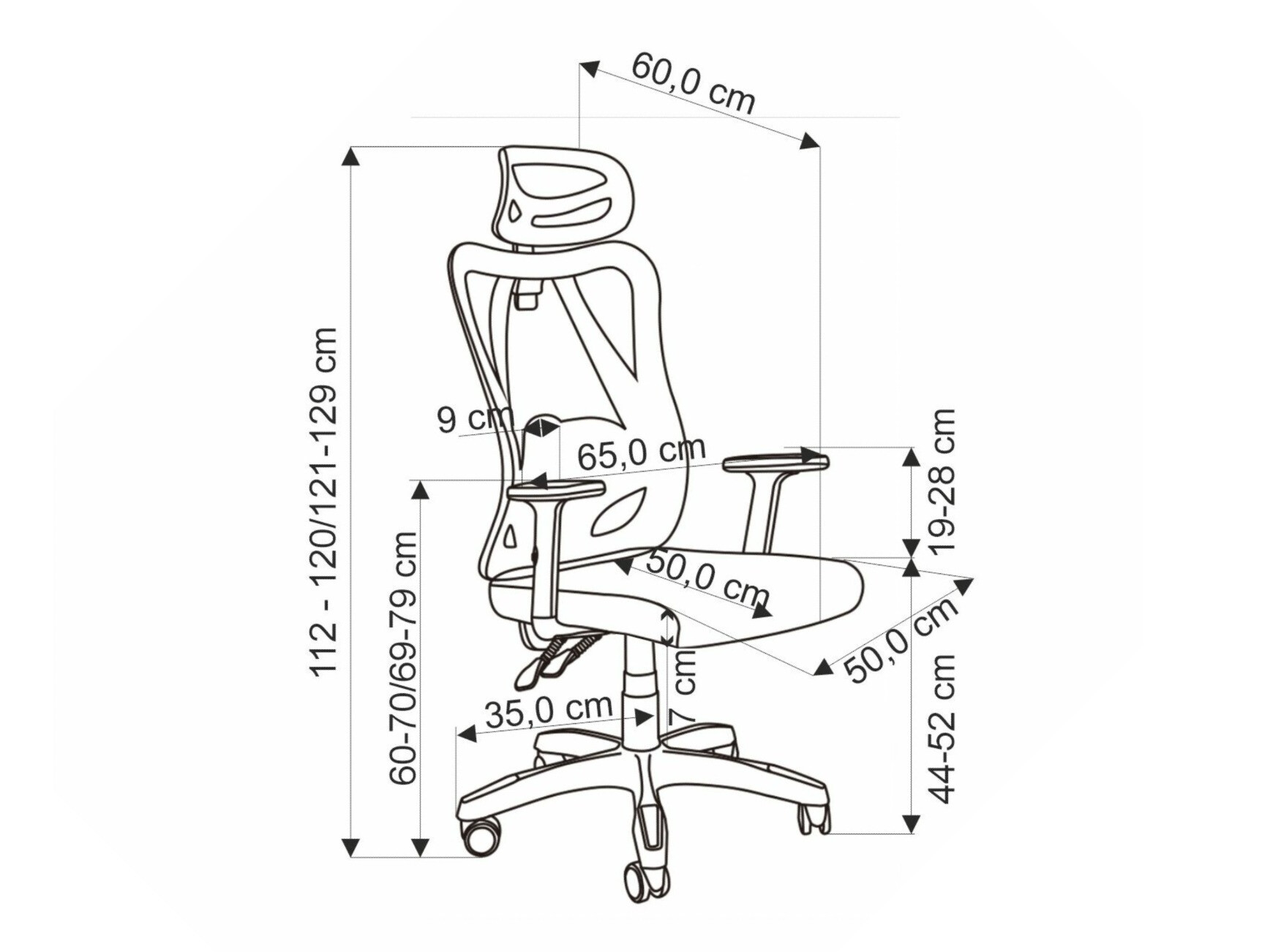 Office chair Houston 1881