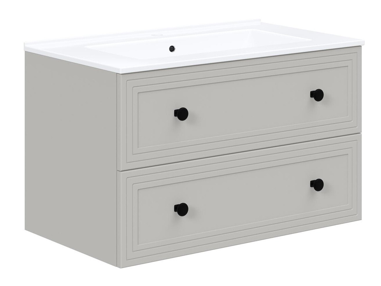 Επιτοίχιο ντουλάπι μπάνιου με υποδοχή νιπτήρα Fiovele 104 (Κασμίρι)