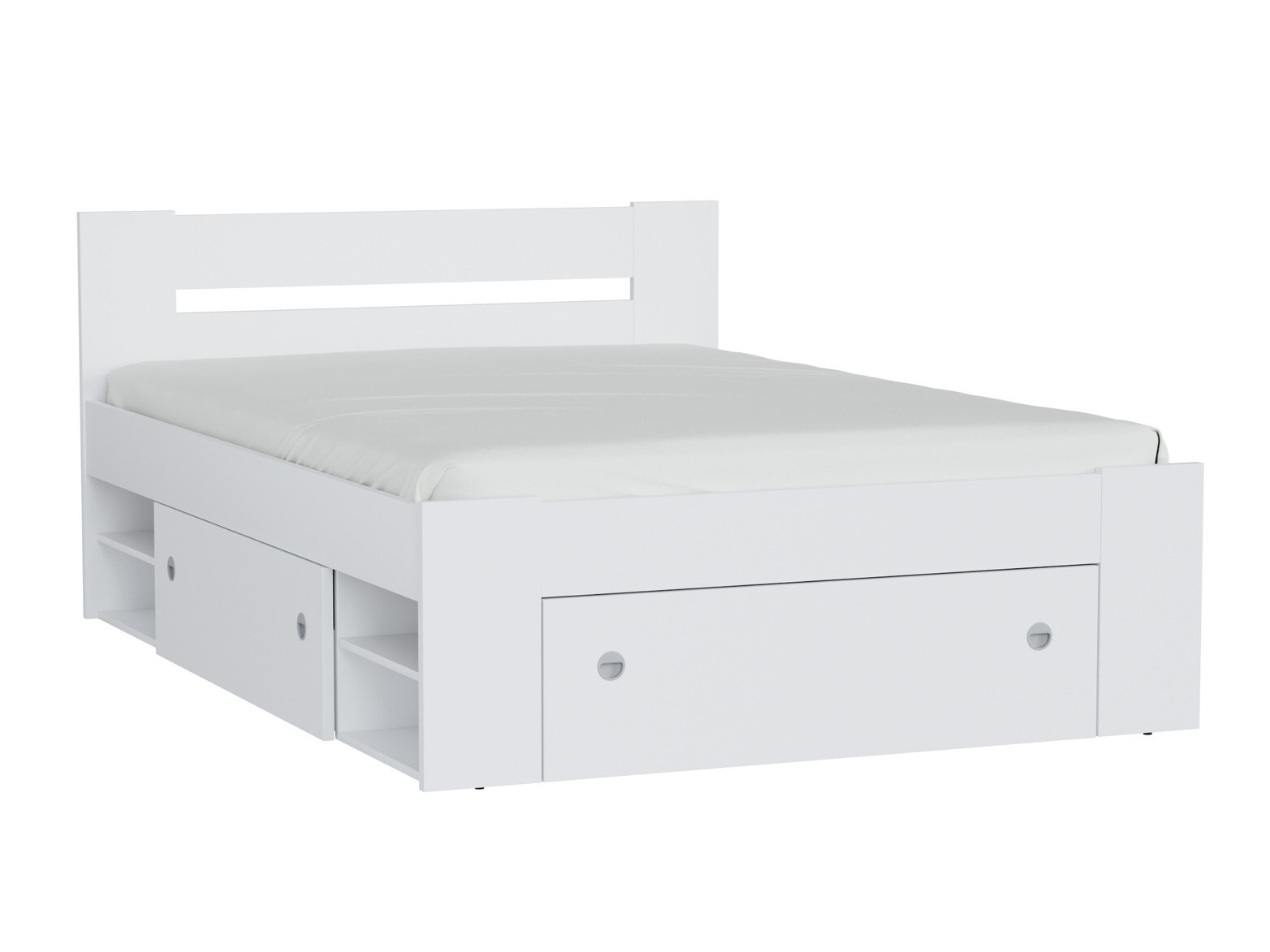 Bed Novsore 130 (White)