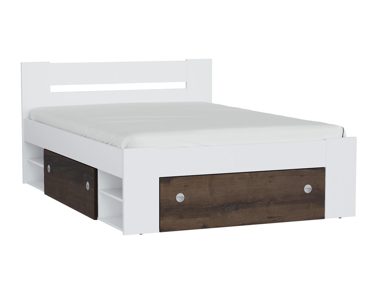 Bed Novsore 130 (White)