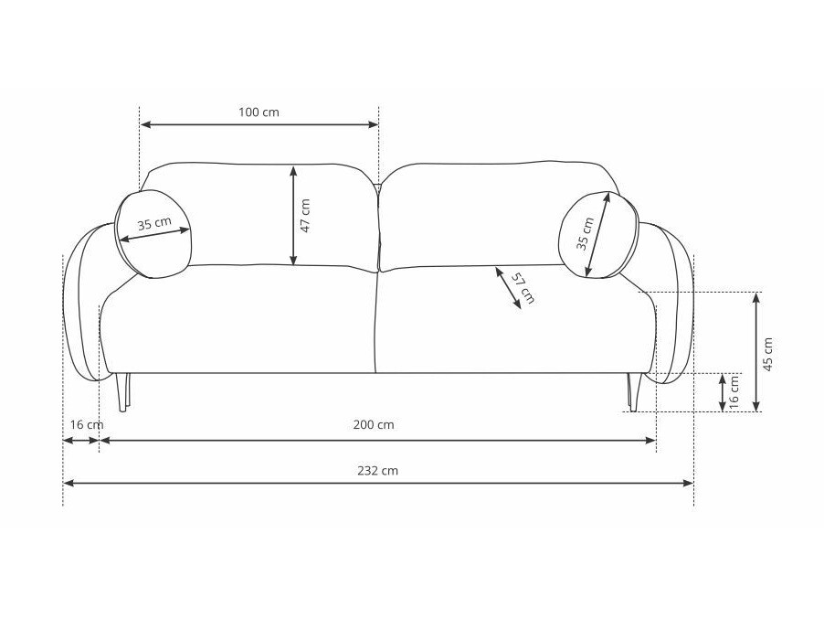 Sofa bed Kingston 143 (Run again 01)