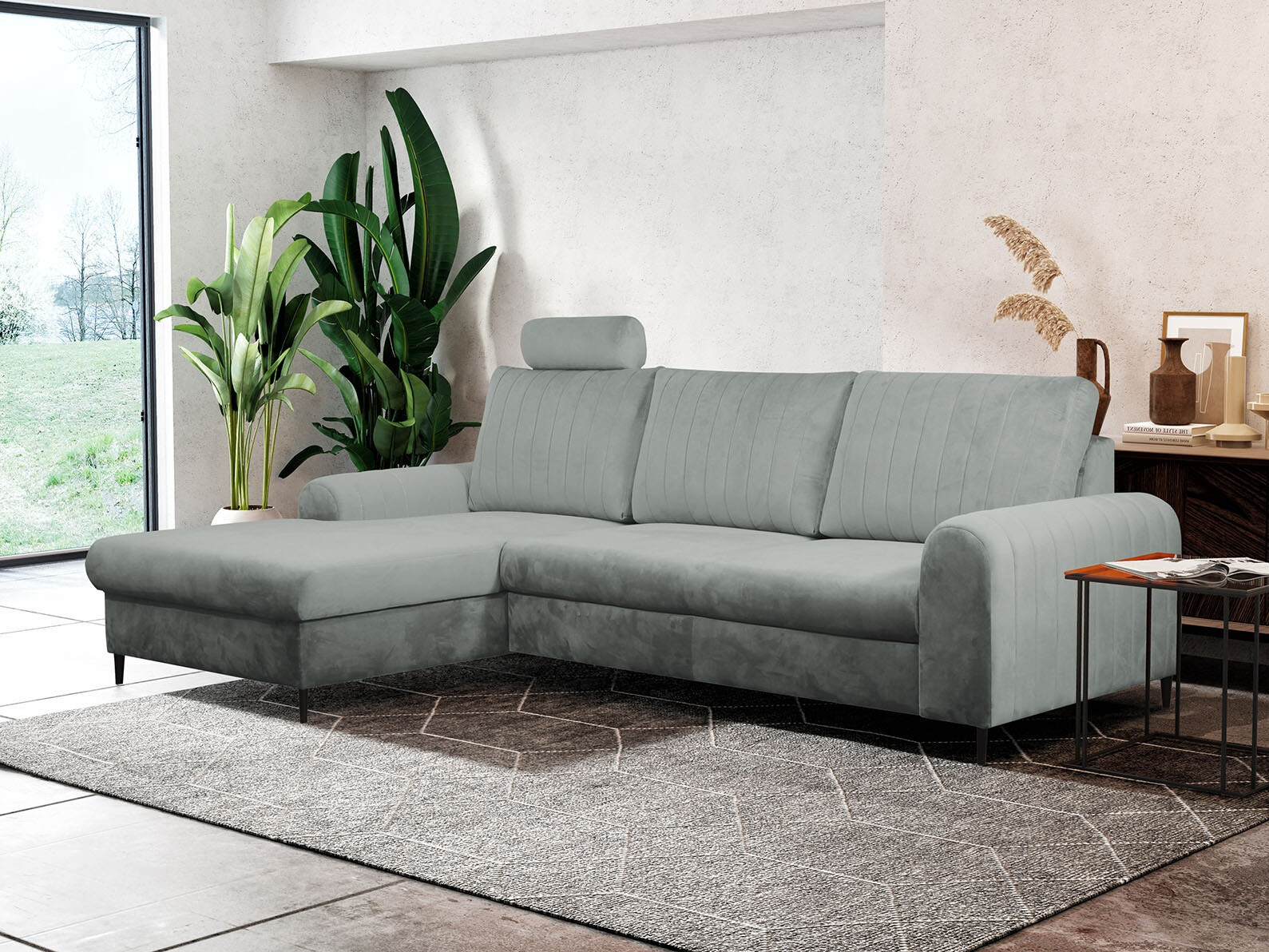 Corner sofa Kingston 165 (Velluto 16)