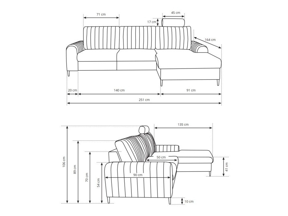 Γωνιακός Καναπές Kingston 163 (Loft 14)