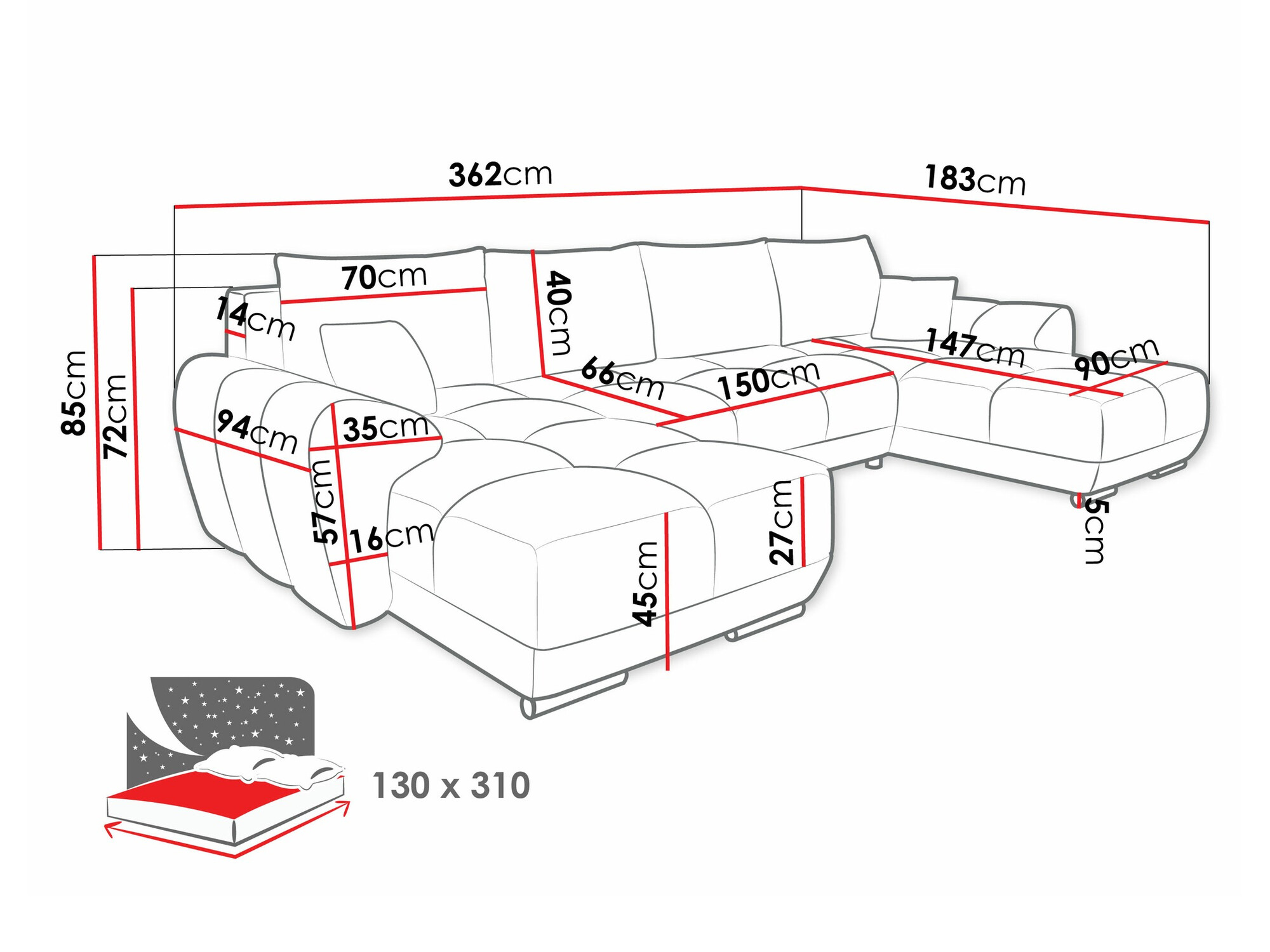 Γωνιακός Καναπές Signis I (Velo 626)