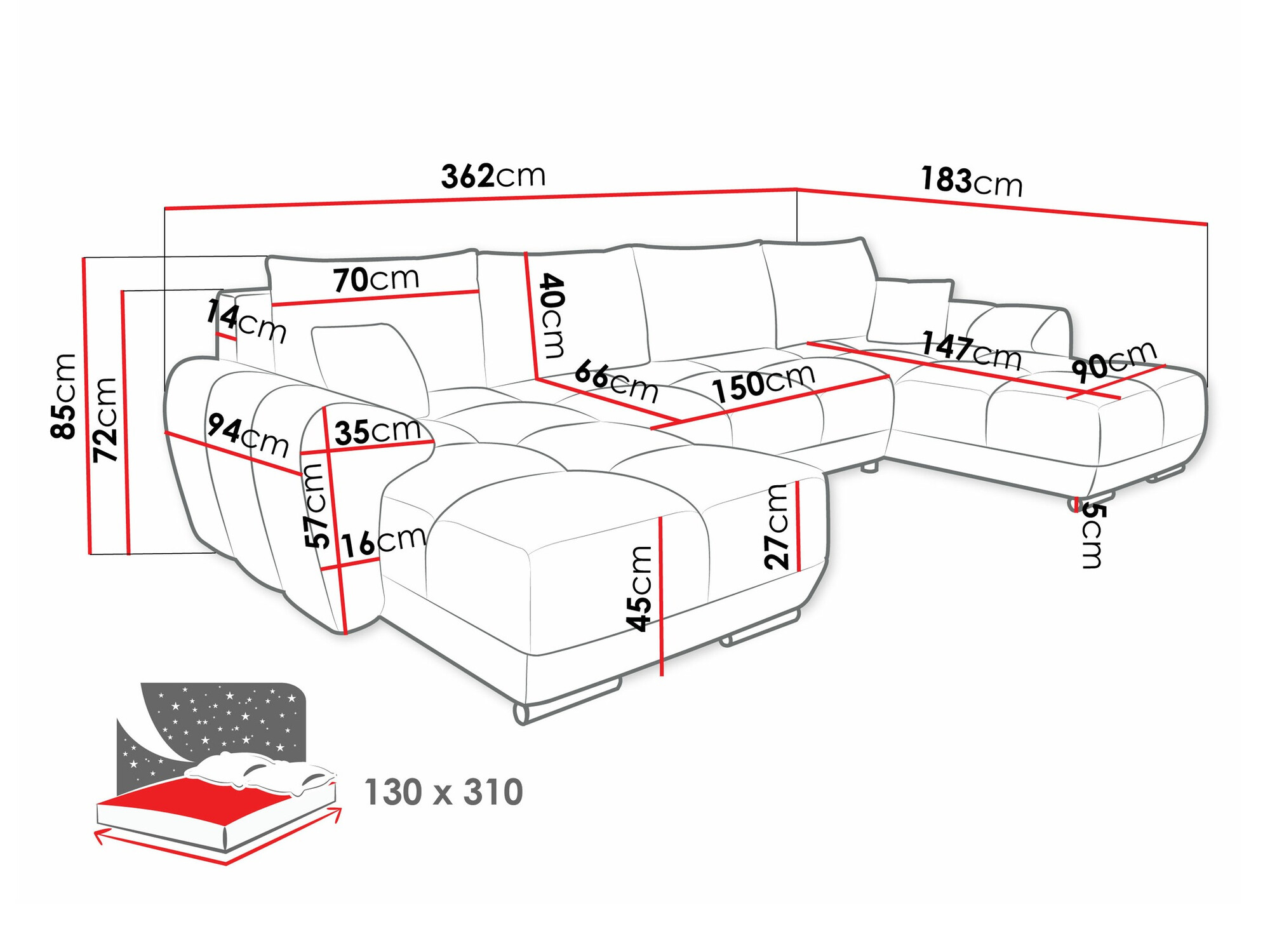 Γωνιακός Καναπές Signis I (Velo 636)