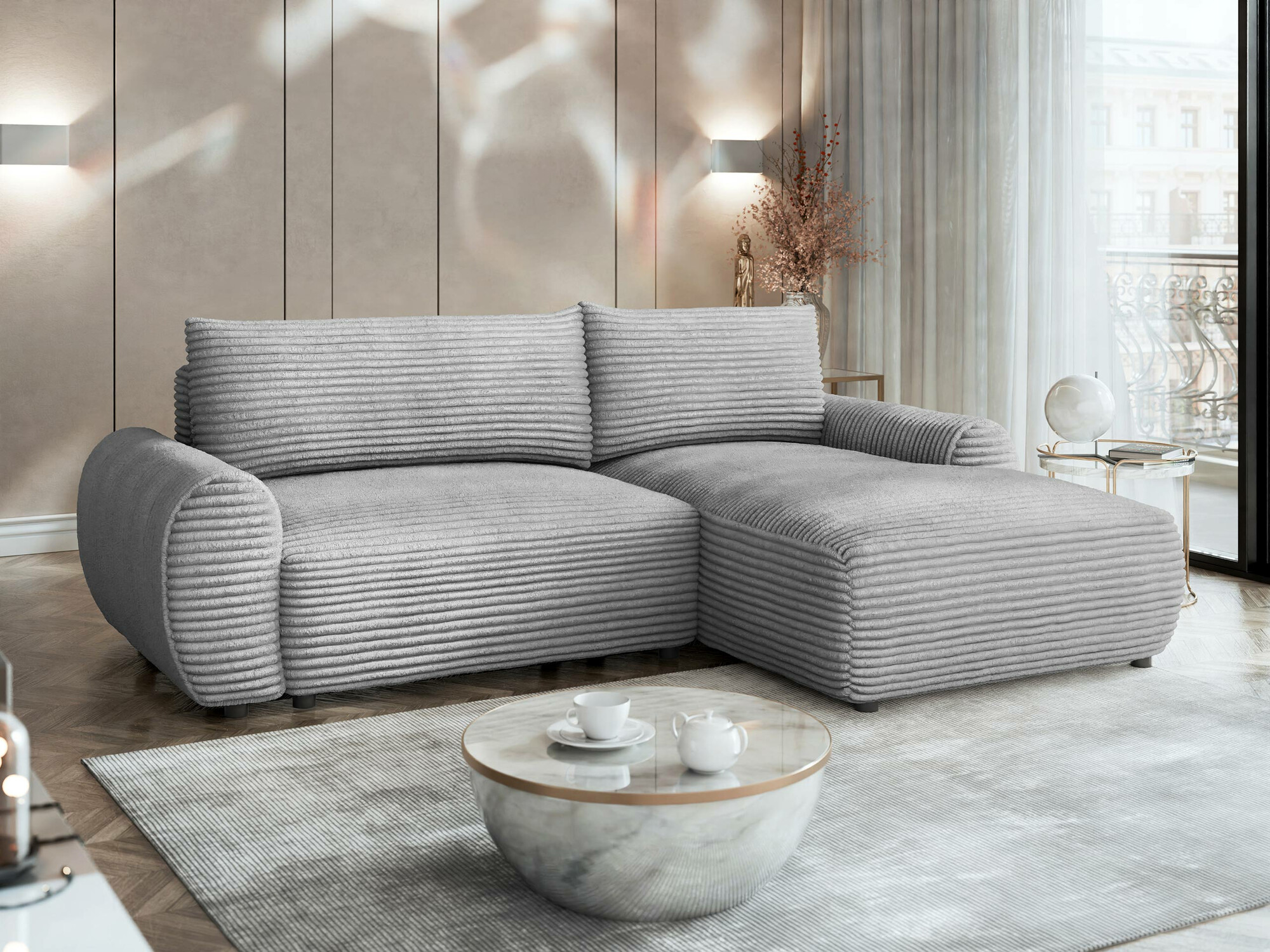 Corner sofa TrendyNest Strigina (Tilia 86)