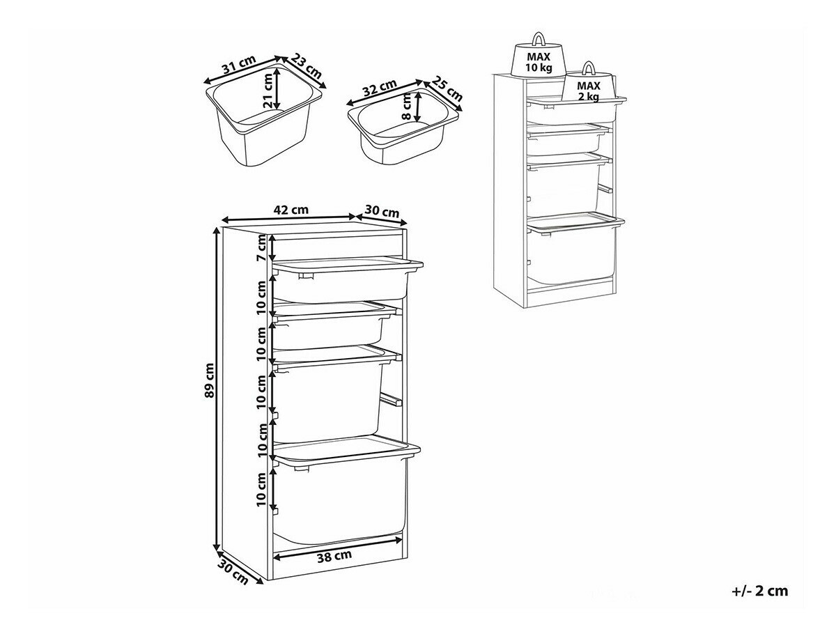 Bookcase Berwyn 2451
