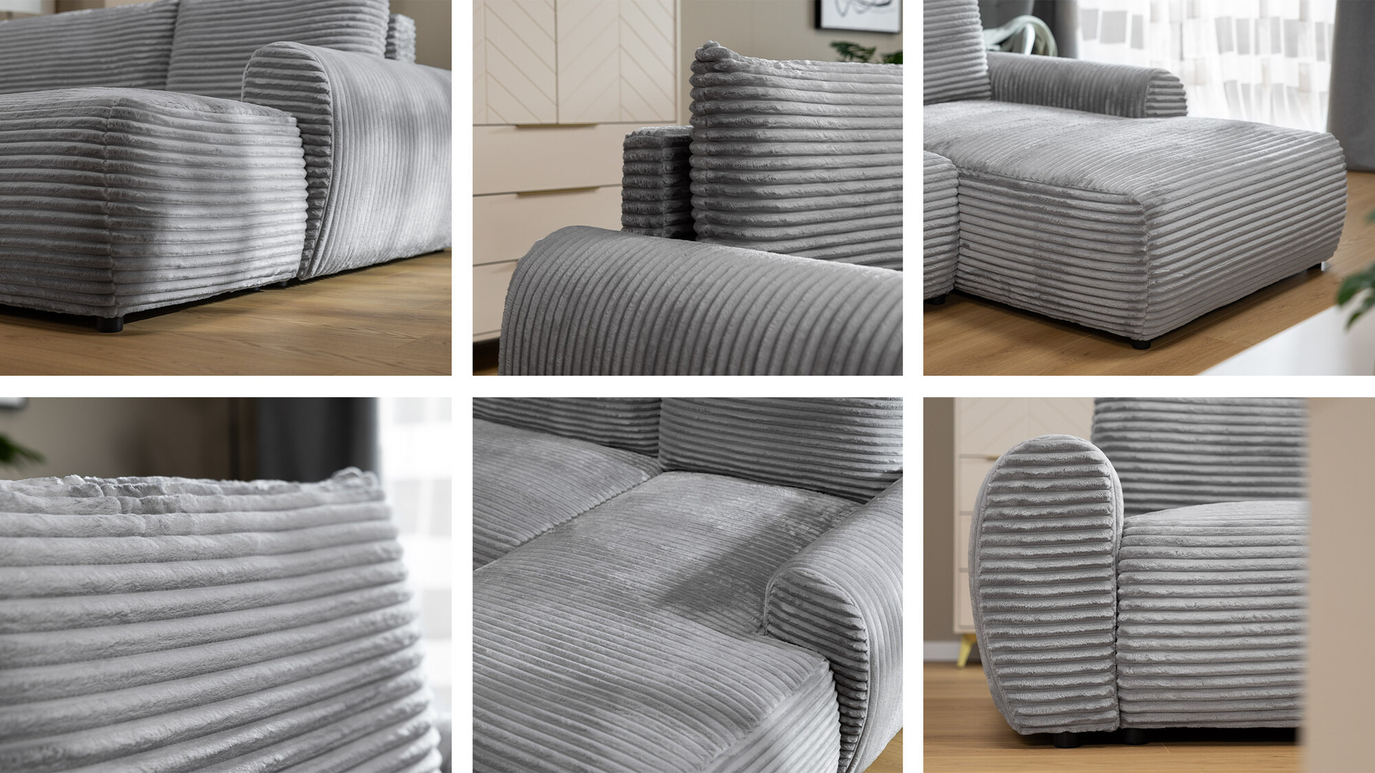 Γωνιακός Καναπές TrendyNest Strigina (Tilia 86)