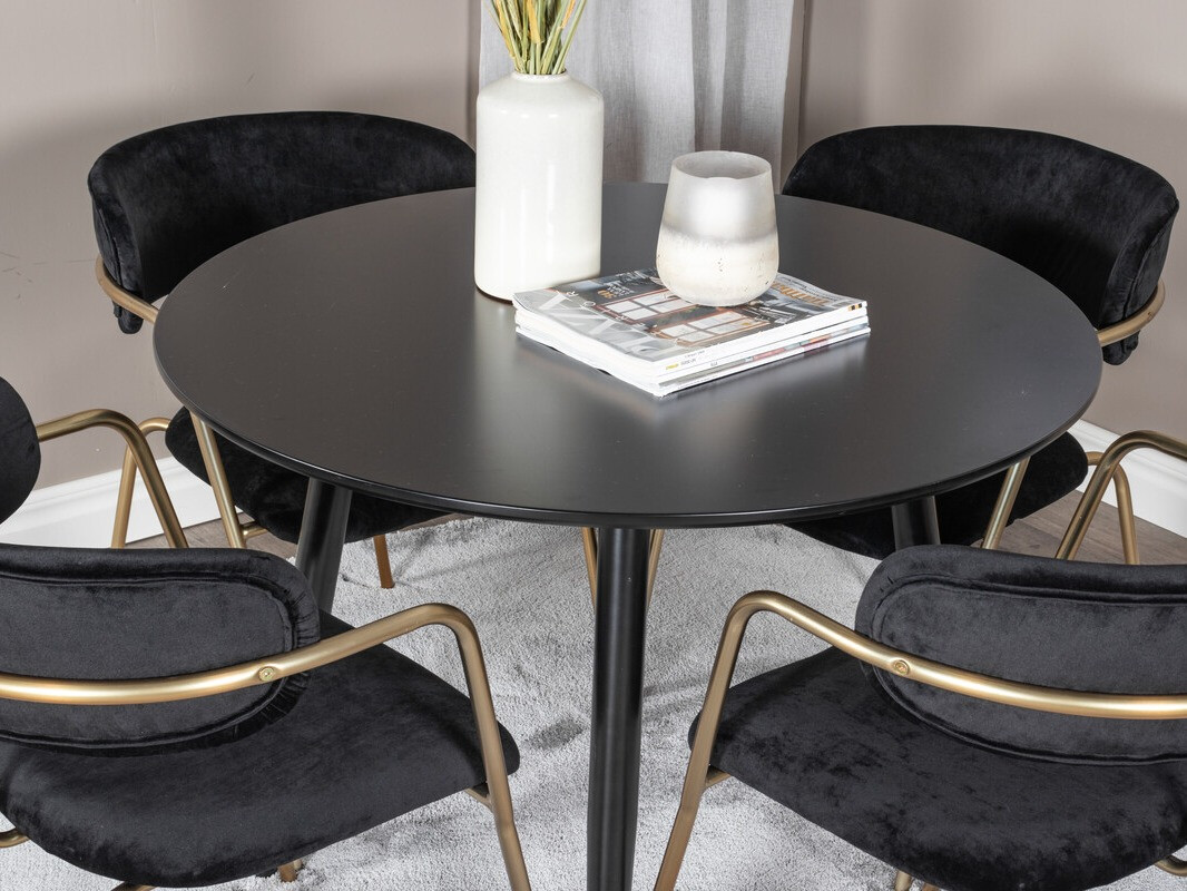 Dining set Dallas 4687 (Black)