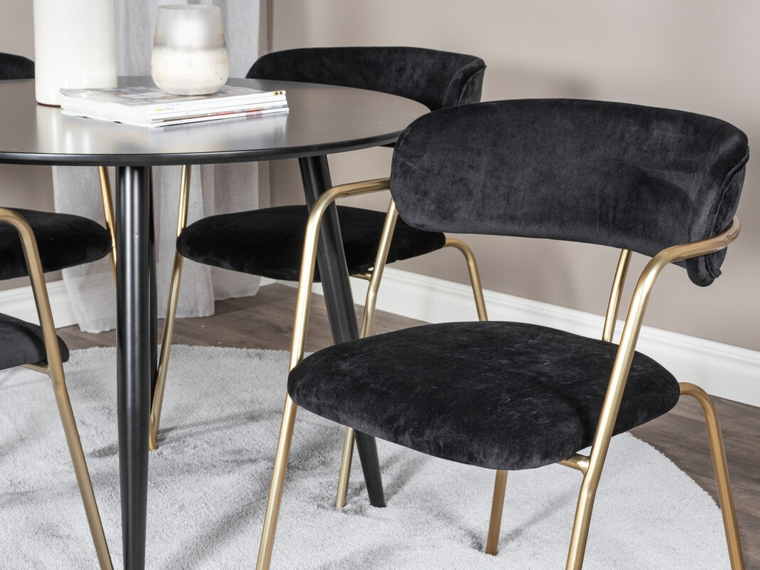 Dining set Dallas 4687 (Black)