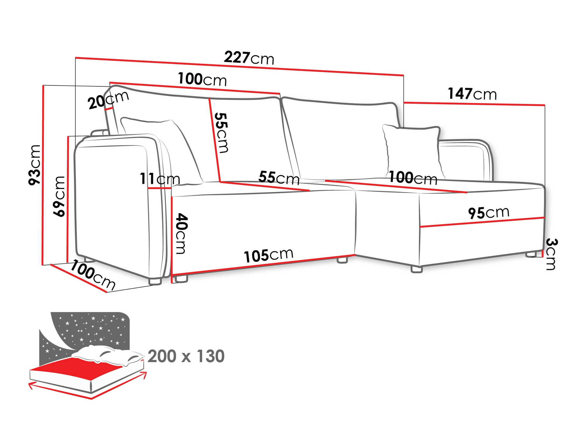 Γωνιακός Καναπές TrendyNest Turtura (Velo 633)