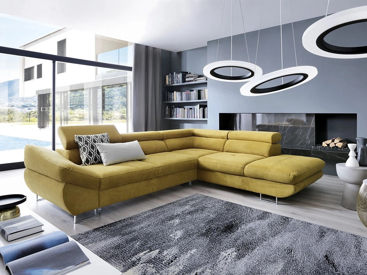 Corner sofa Lincoln 122 (Soro 40)