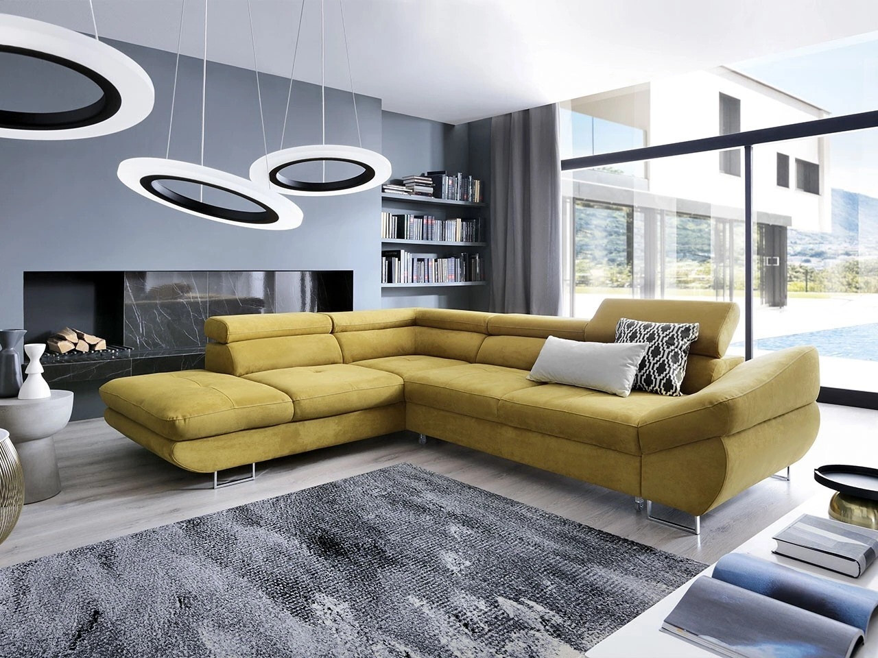 Corner sofa Lincoln 122 (Soro 40)