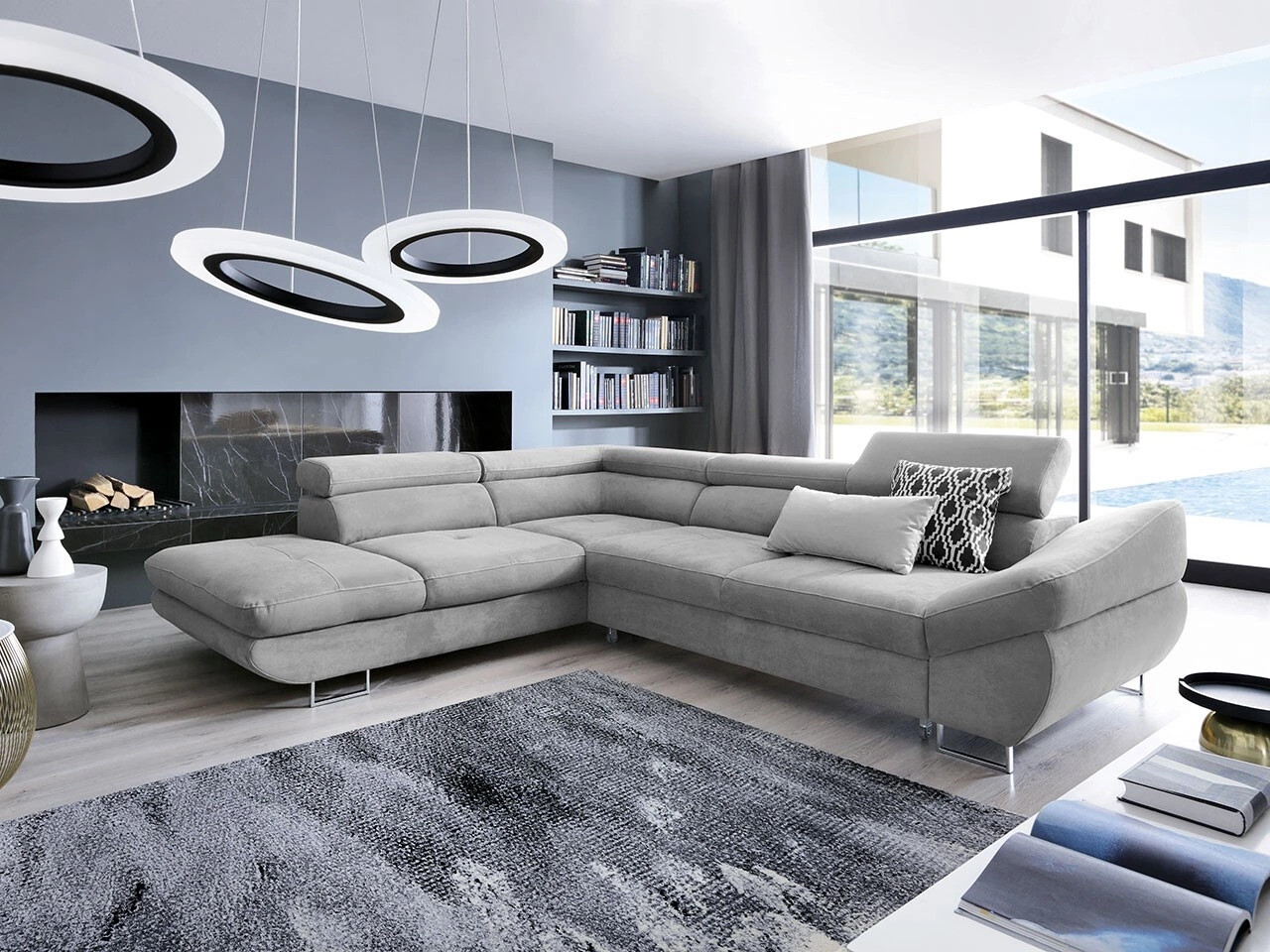 Corner sofa Lincoln 122 (Soro 90)