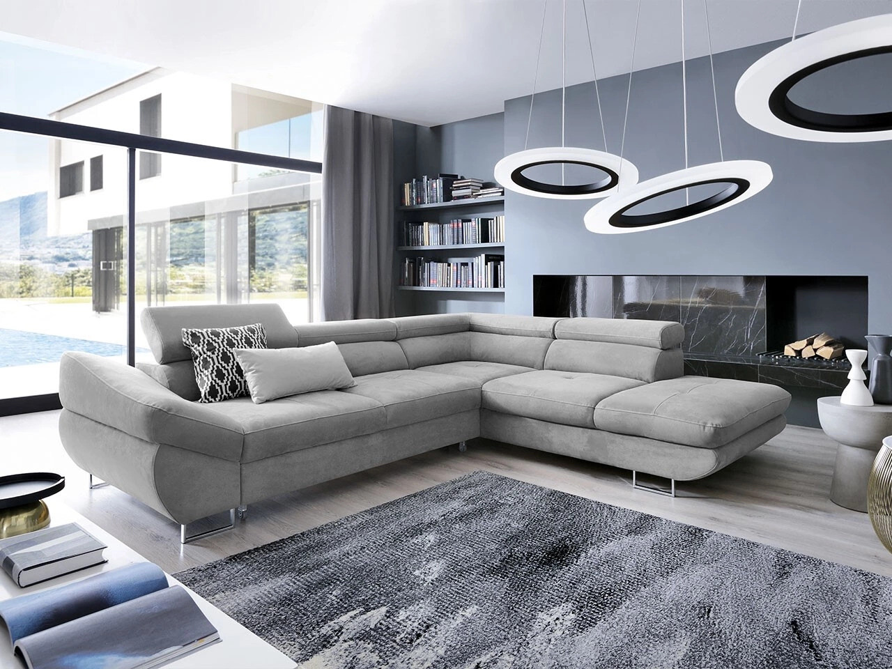 Corner sofa Lincoln 122 (Soro 90)
