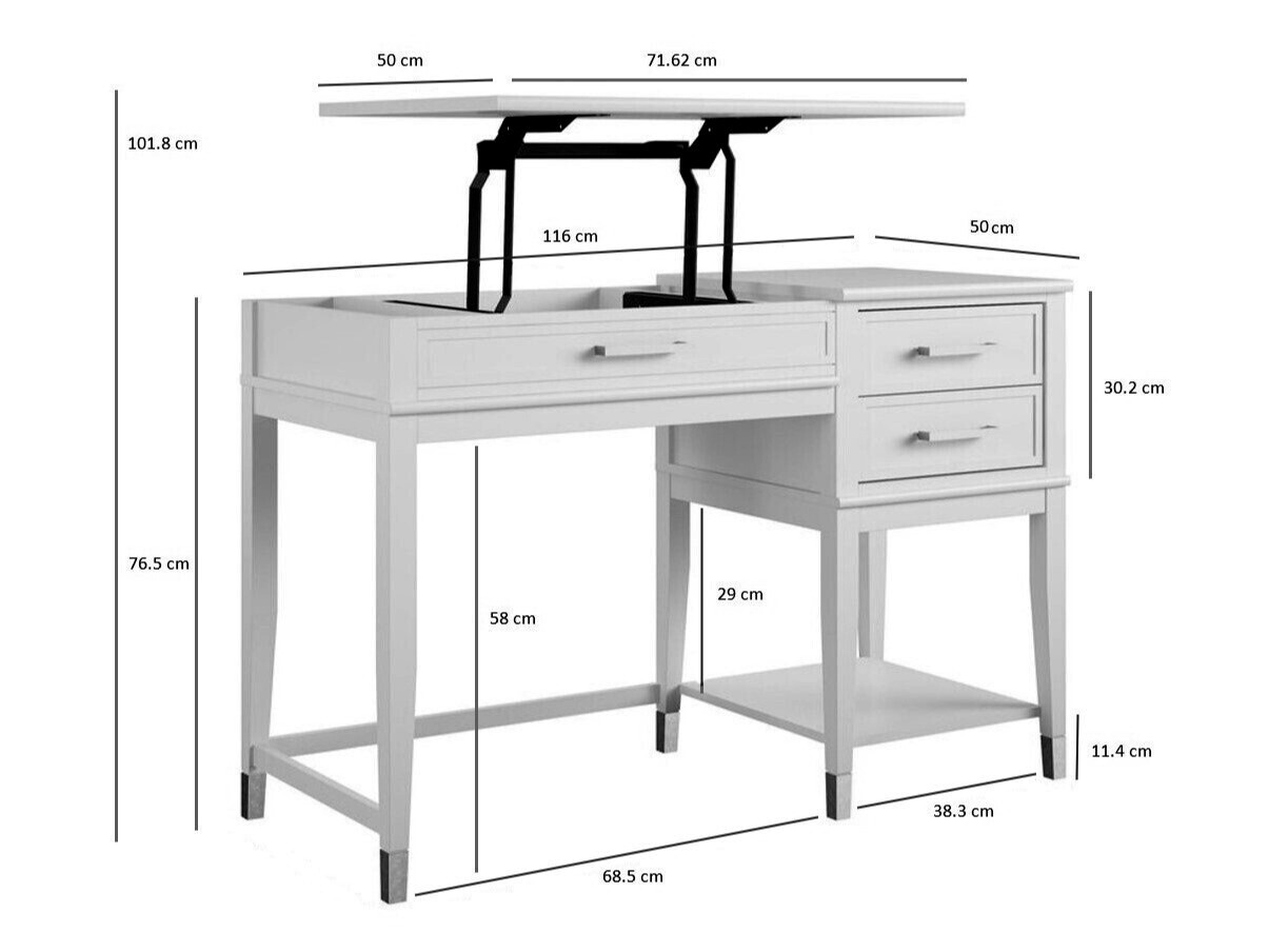 Γραφείο CosmoLiving by Cosmopolitan Belromu 102 (Ανοιχτό πράσινο)