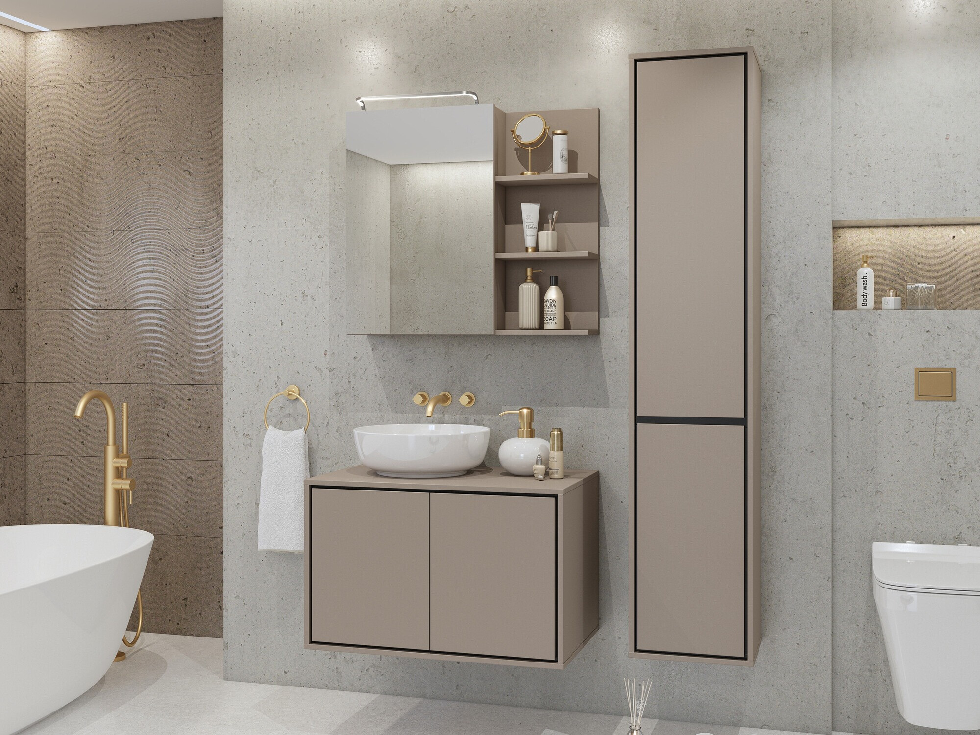 Bathroom set Tecavu 105 (Congo)
