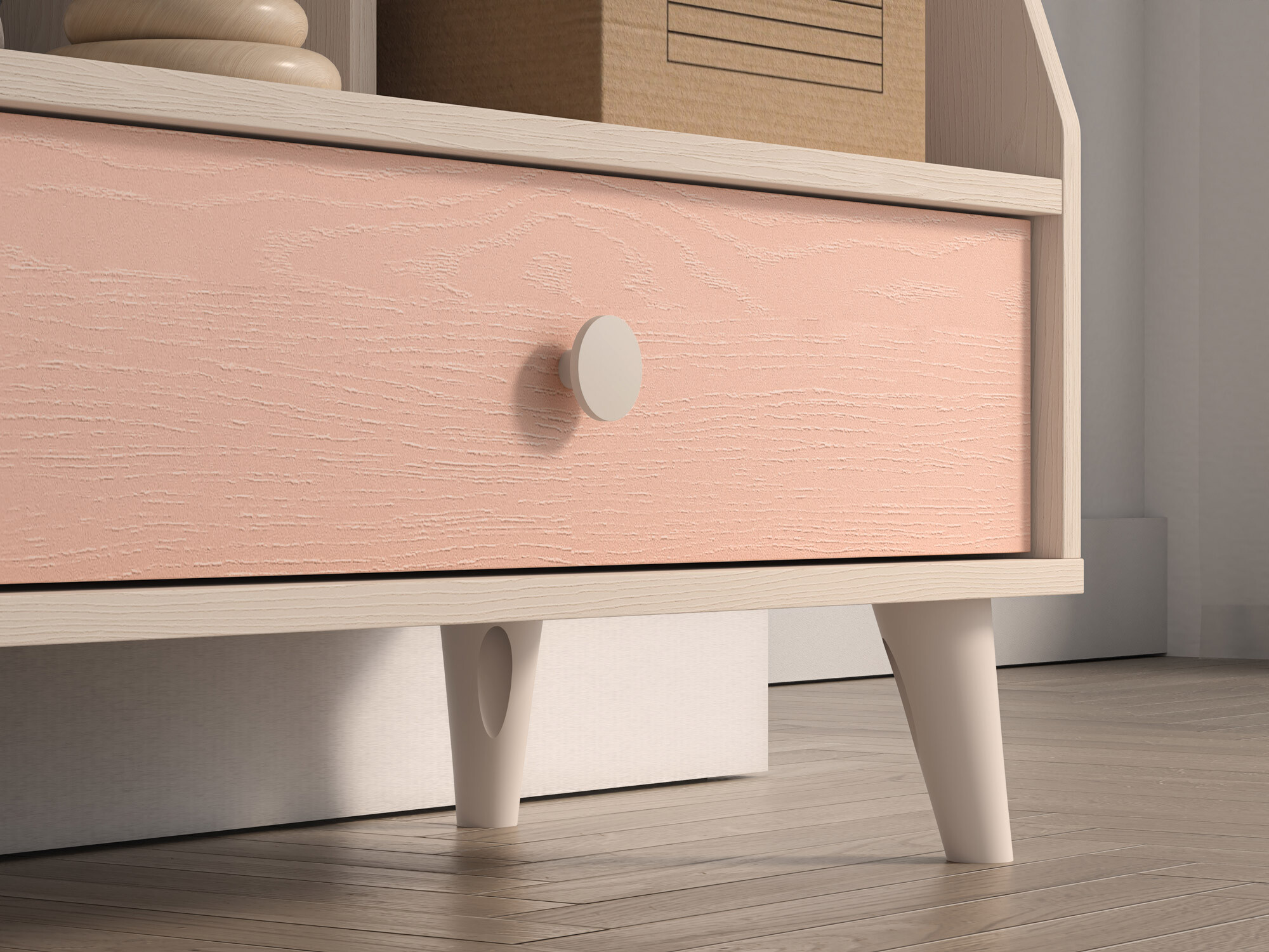 Βιβλιοθήκη Tortoli 107 (Ροζ)