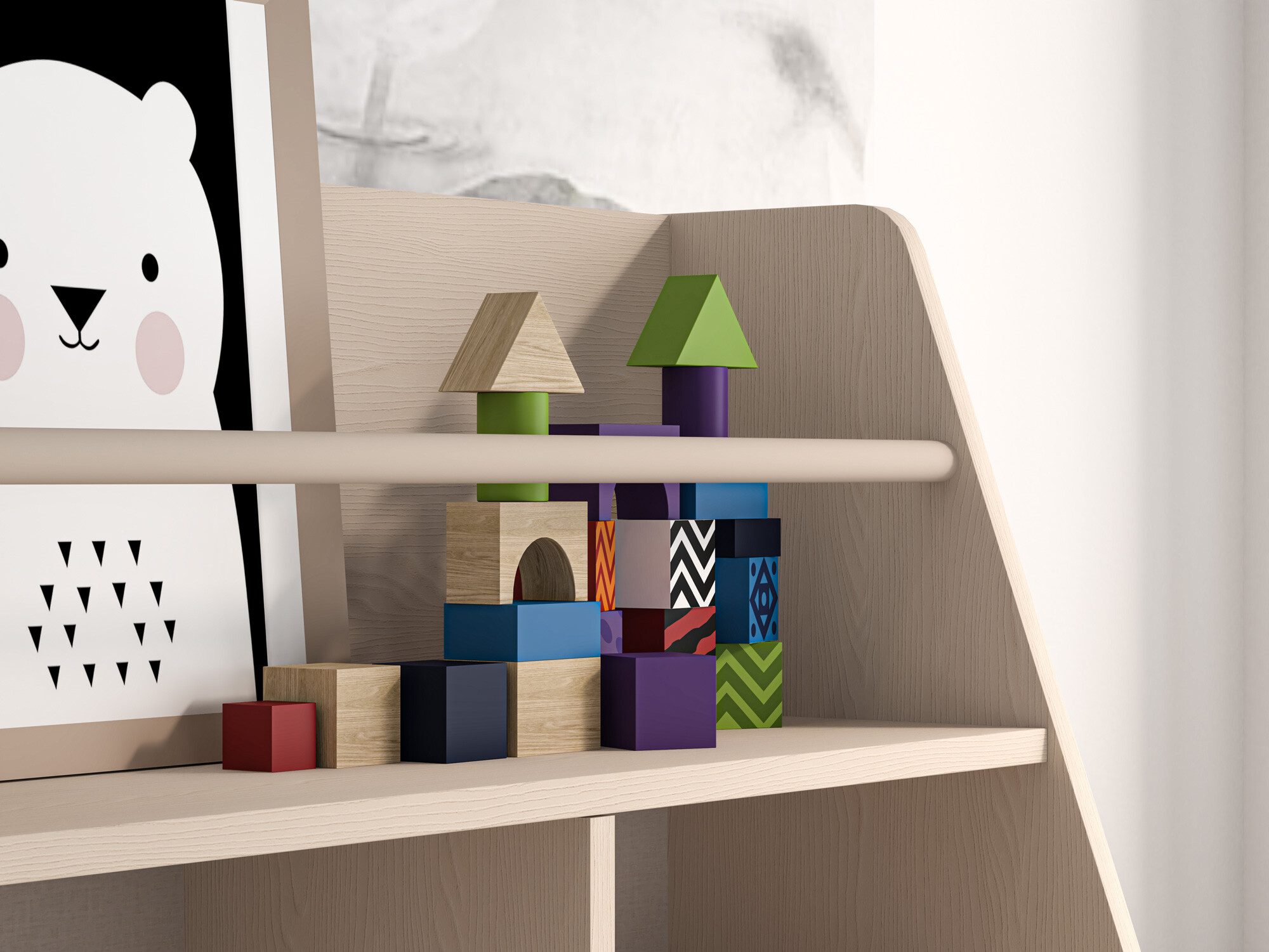 Βιβλιοθήκη Tortoli 107 (Ροζ)