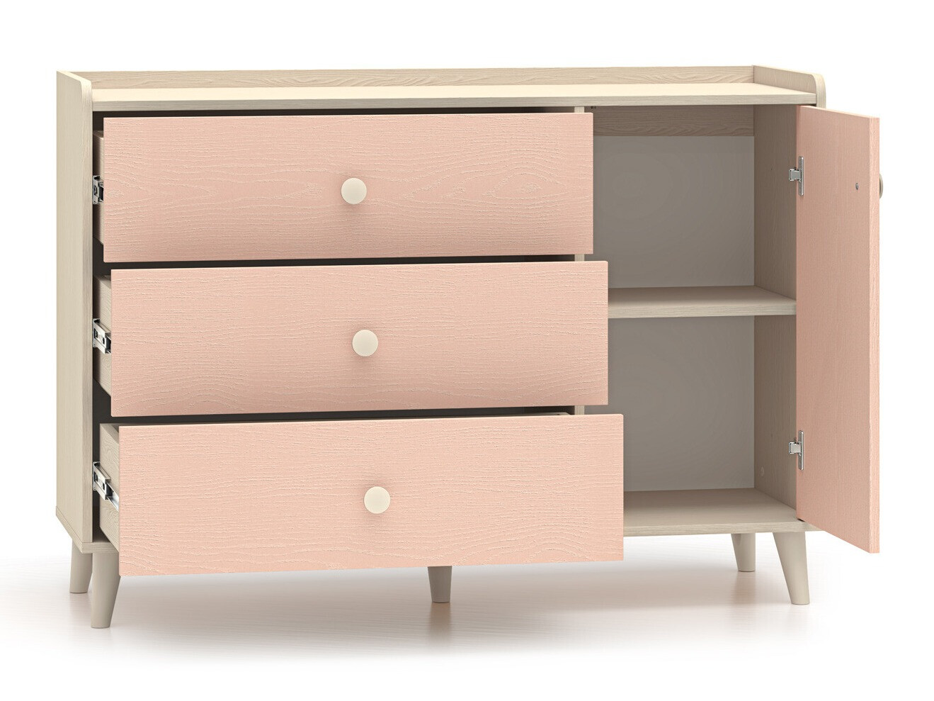 Chest of drawers Tortoli 104 (Pink)