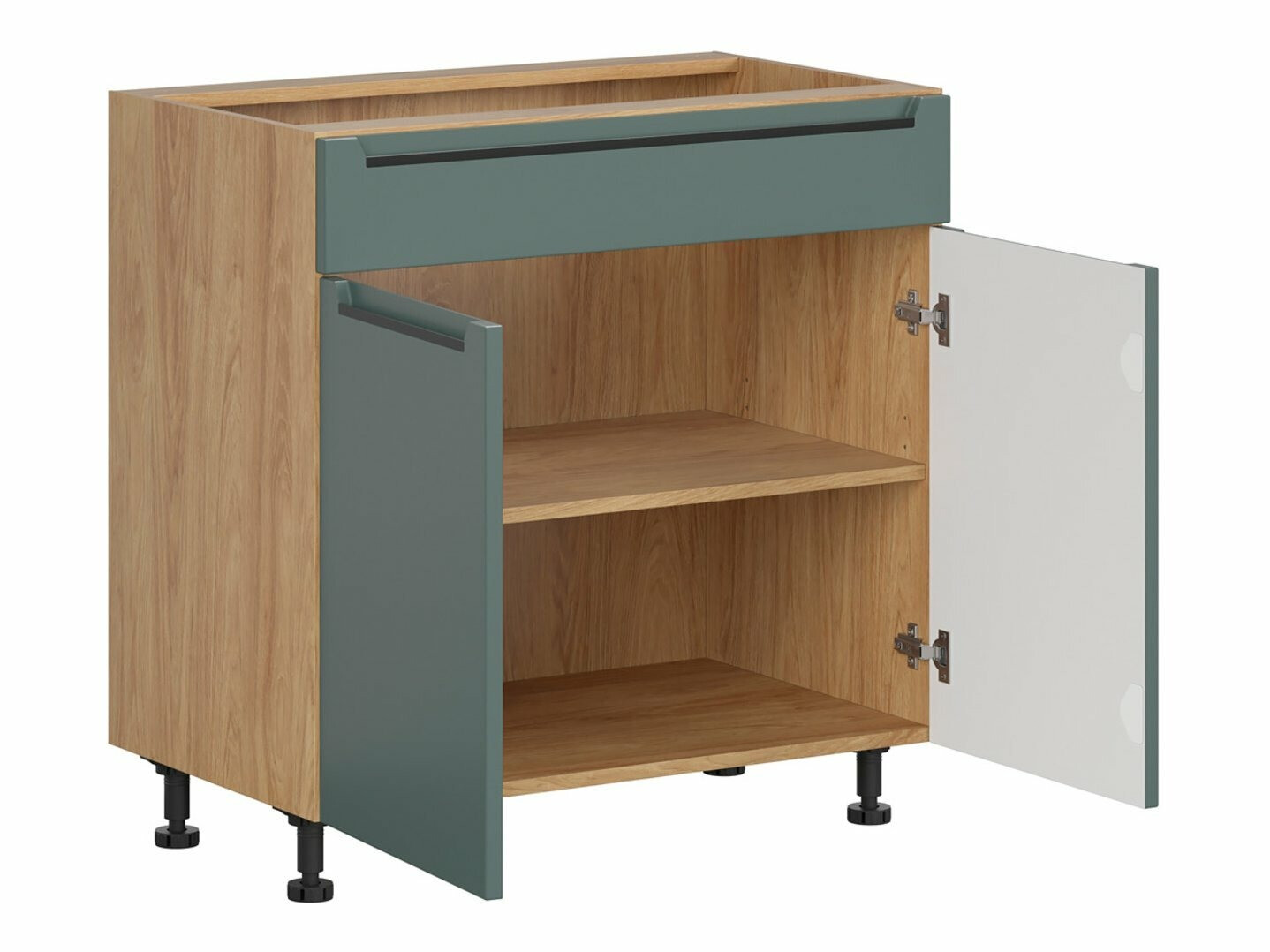 Modular cabinet with doors Riso Green 101