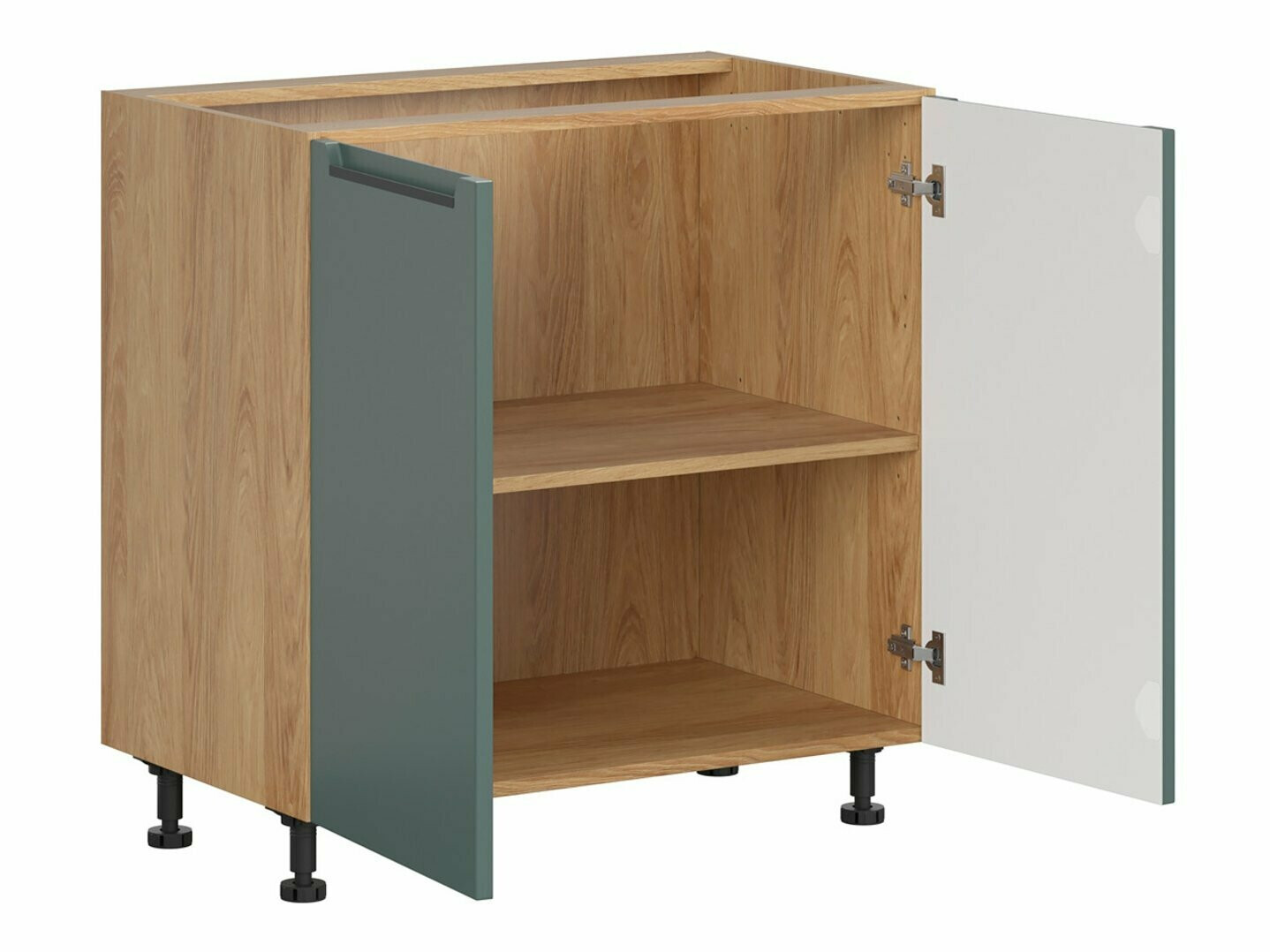 Modular cabinet with doors Riso Green 118
