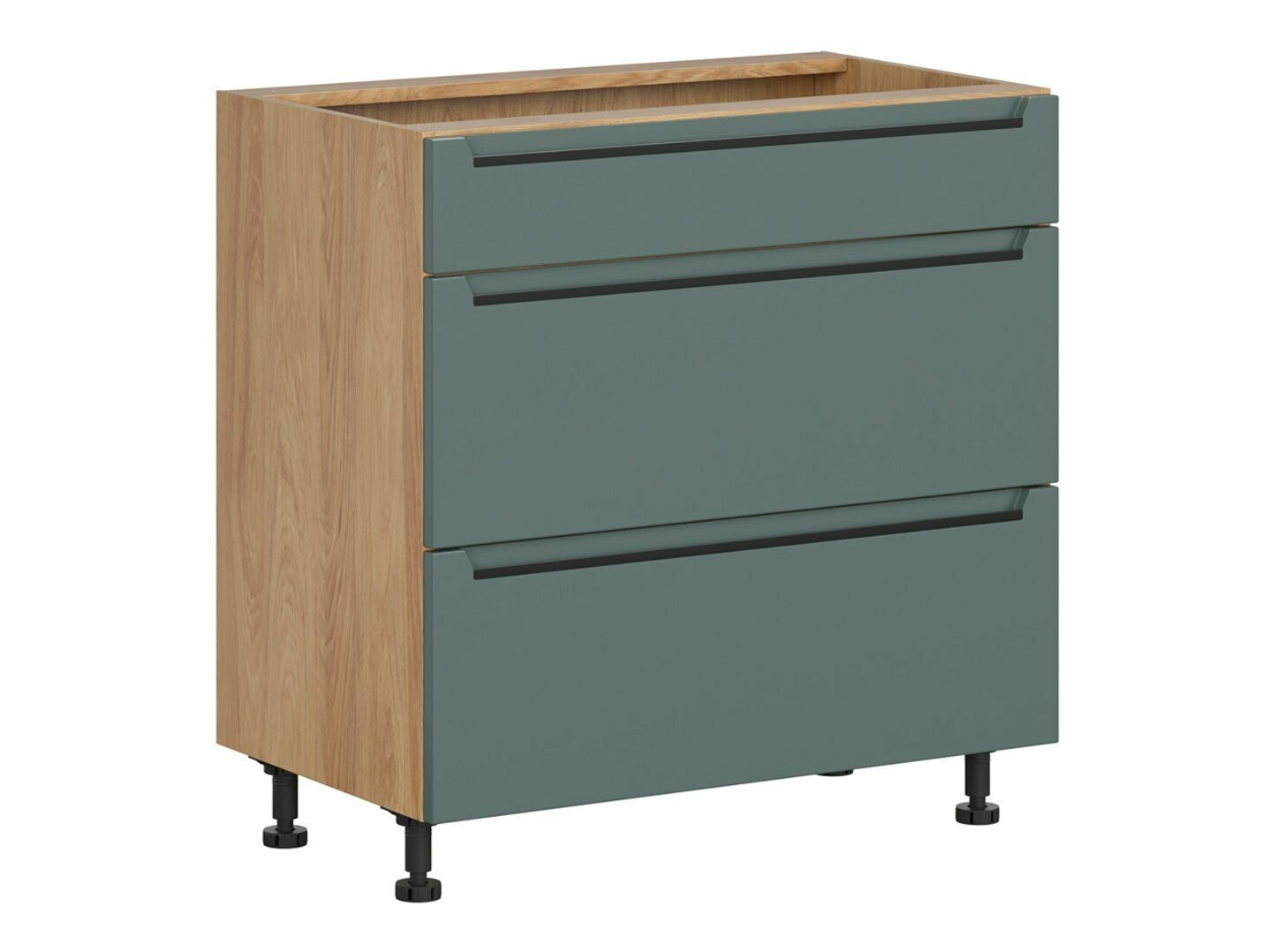Modular cabinet with drawers Riso Green 108