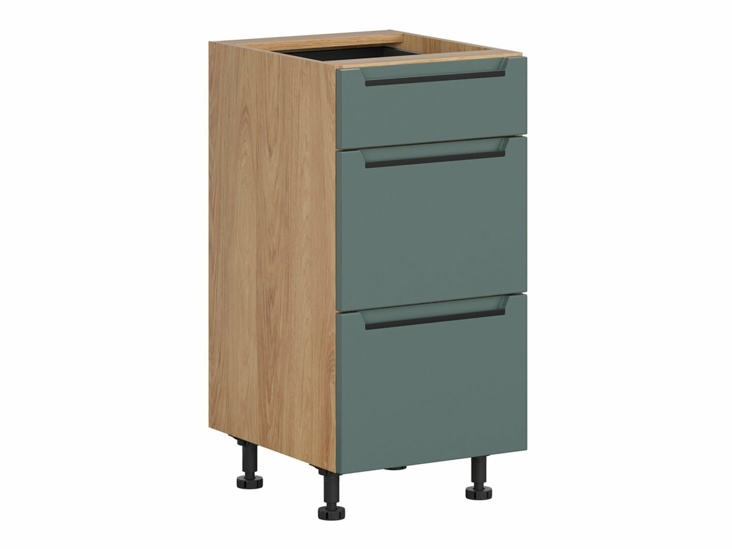 Modular cabinet with drawers Riso Green 109