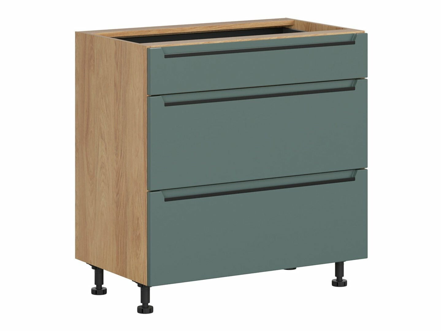 Modular cabinet with drawers Riso Green 111