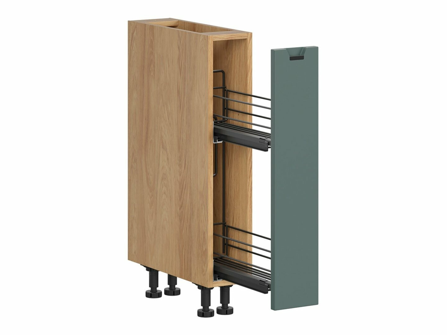 Modular cabinet with pull-out basket Riso Green 119