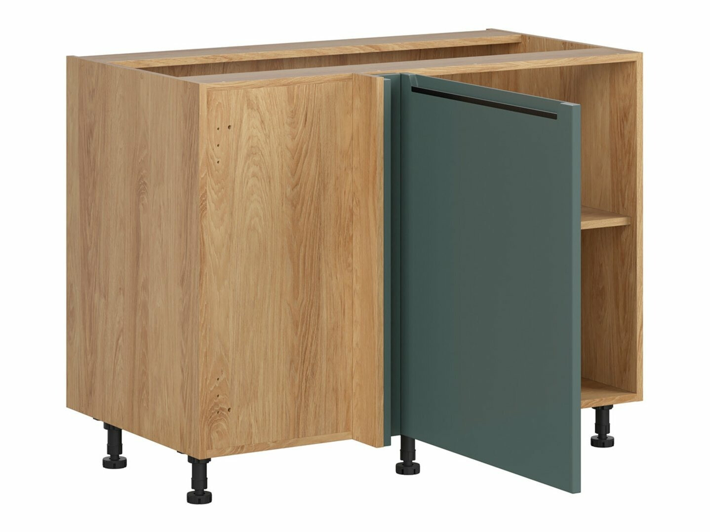 Modular corner cabinet Riso Green 130
