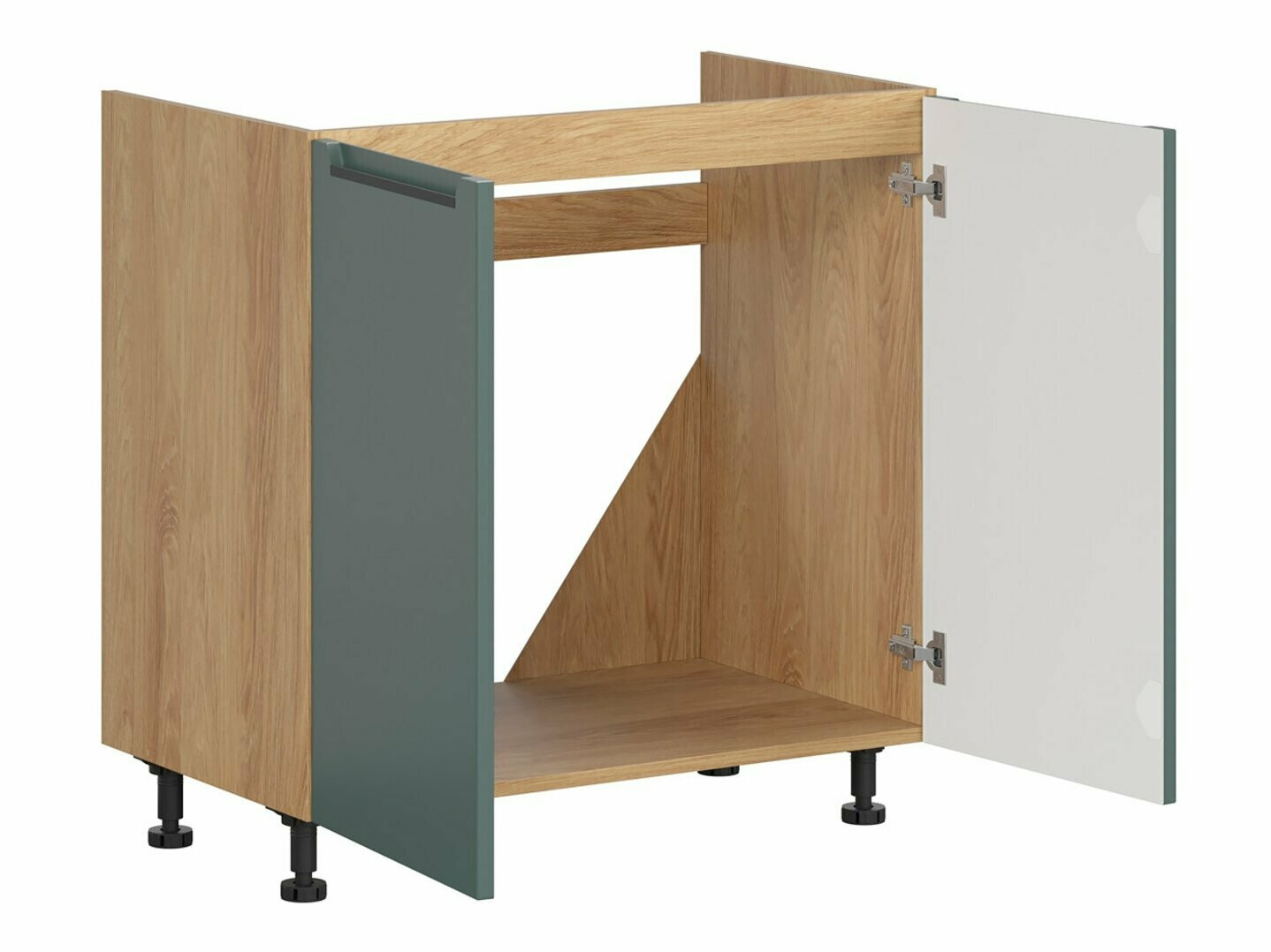 Modular sink cabinet with doors Riso Green 125