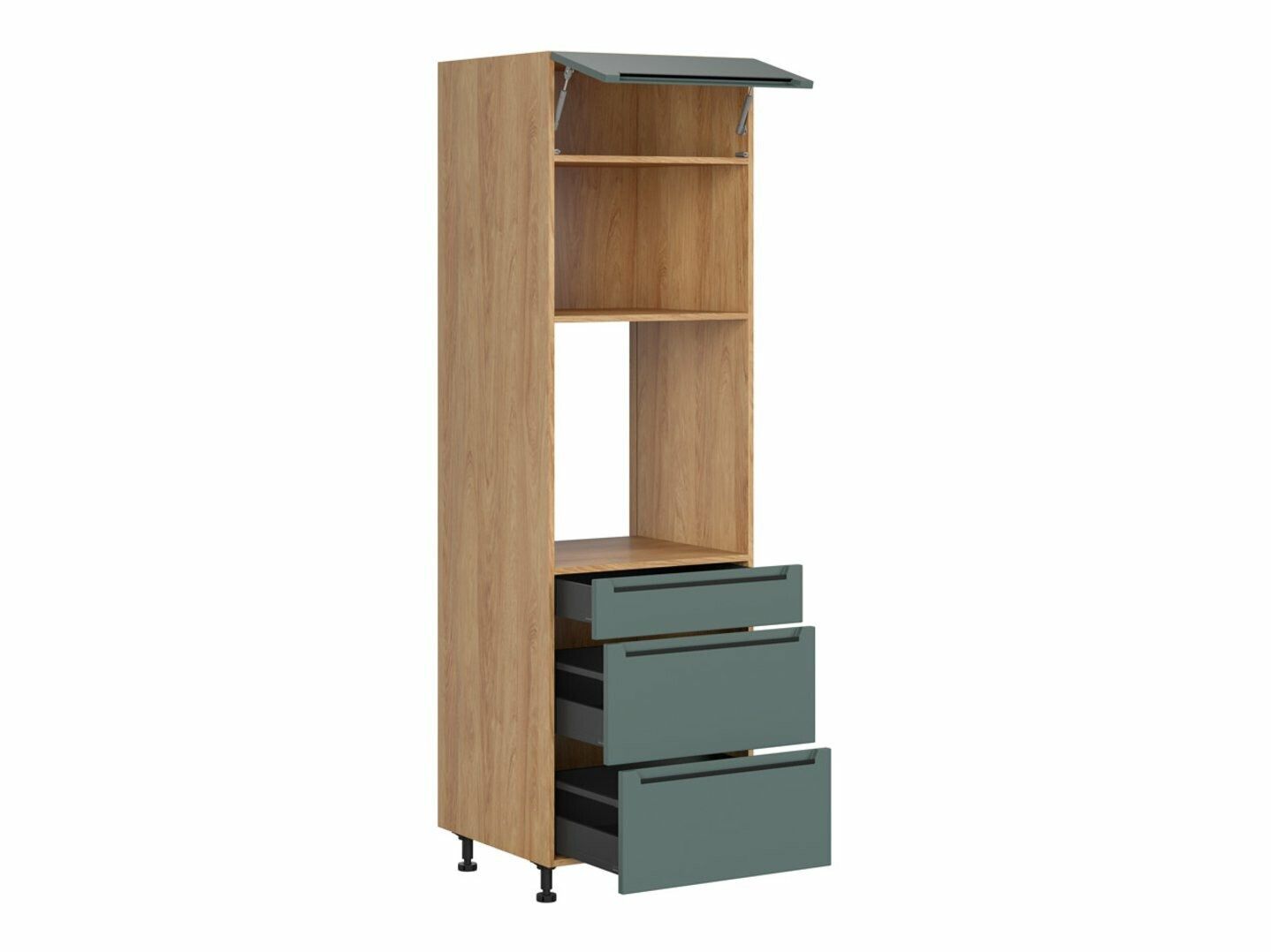 Modular cabinet for built-in appliances Riso Green 134
