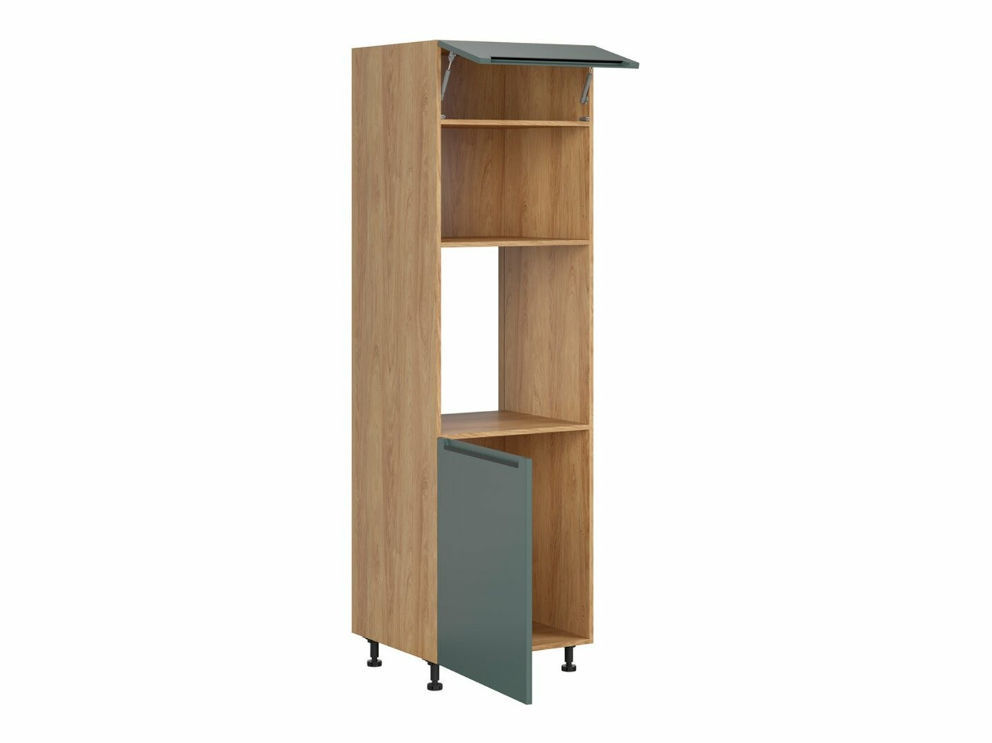 Modular cabinet for built-in appliances Riso Green 136