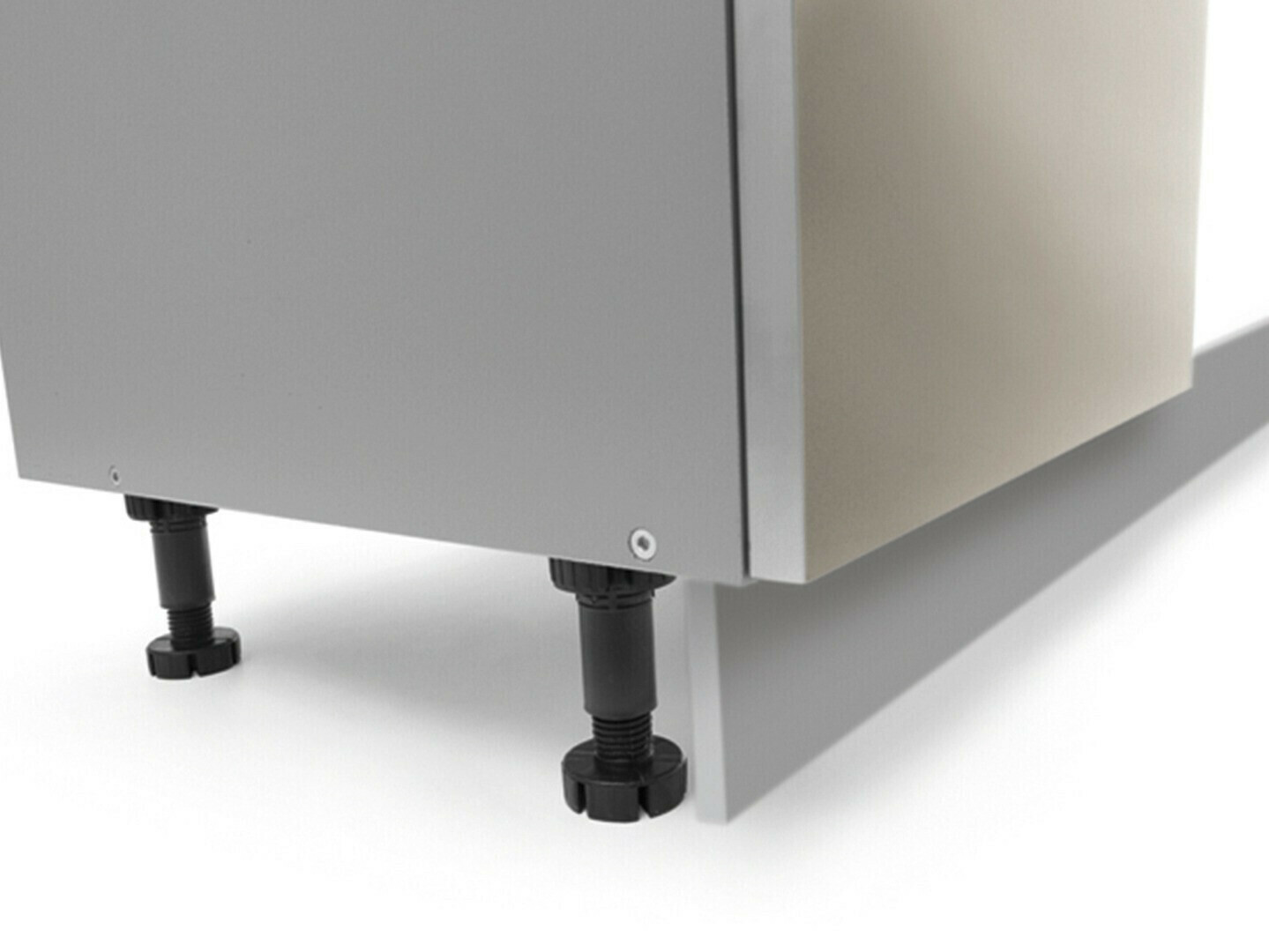 Modular cabinet with doors Riso Beige 100