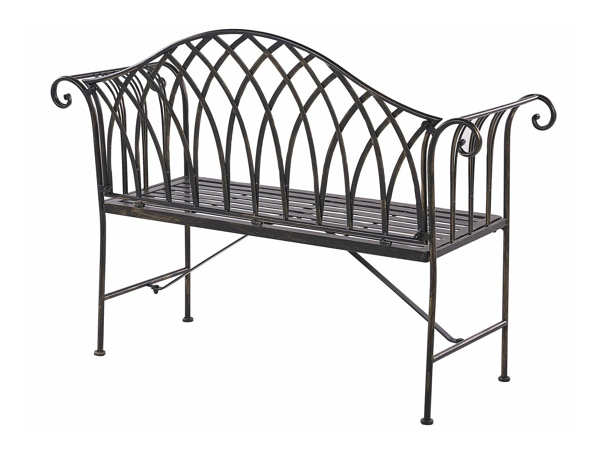 Outdoor bench Berwyn 2480 (Black)