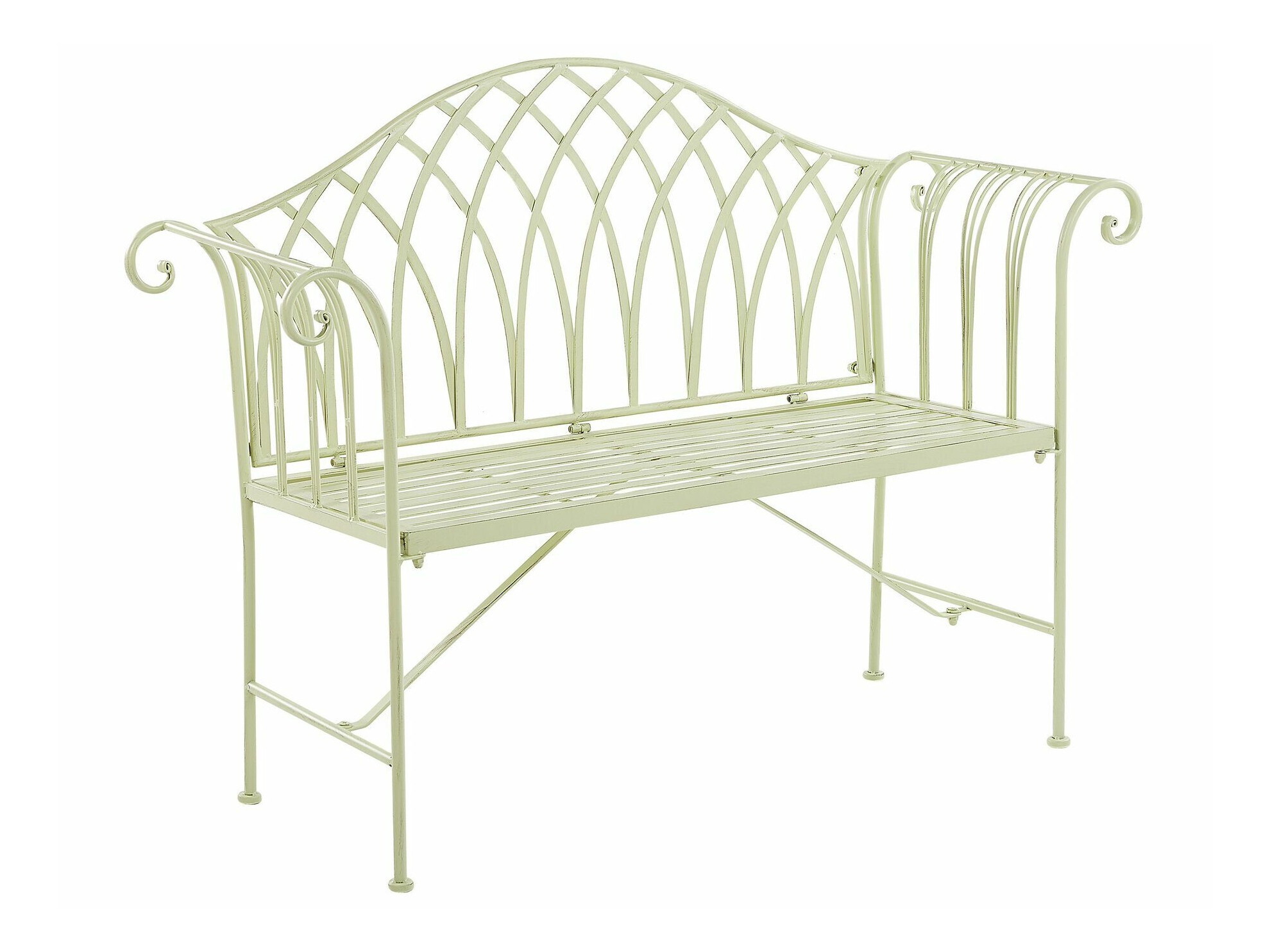 Outdoor bench Berwyn 2480 (Light green)