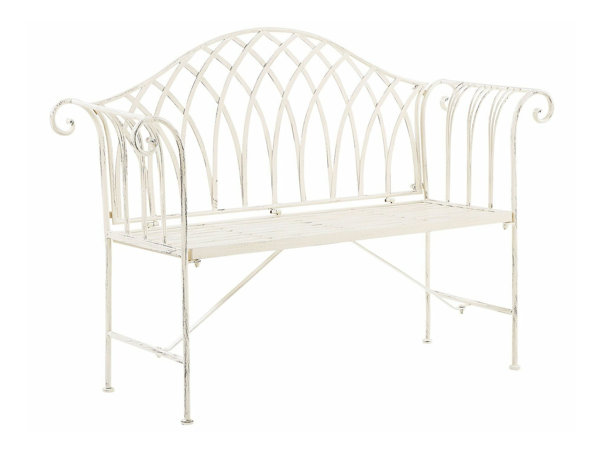 Outdoor bench Berwyn 2480 (White)