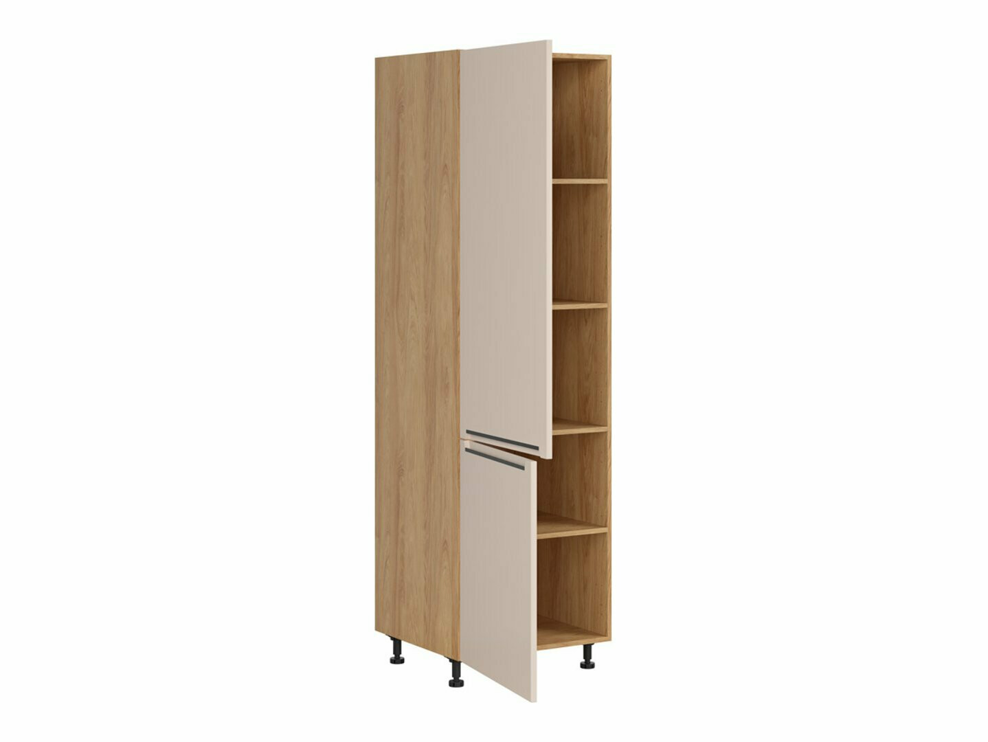Modular cabinet with doors Riso Beige 168