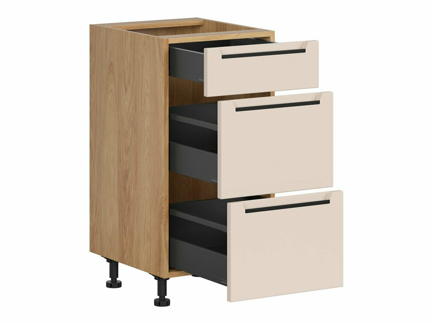 Modular cabinet with drawers Riso Beige 109
