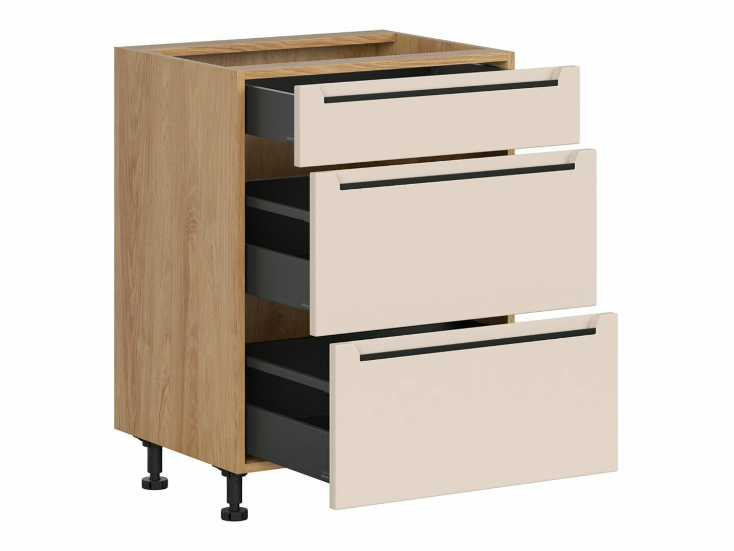 Πολυμορφικό ντουλάπι με συρτάρι Riso Beige 110