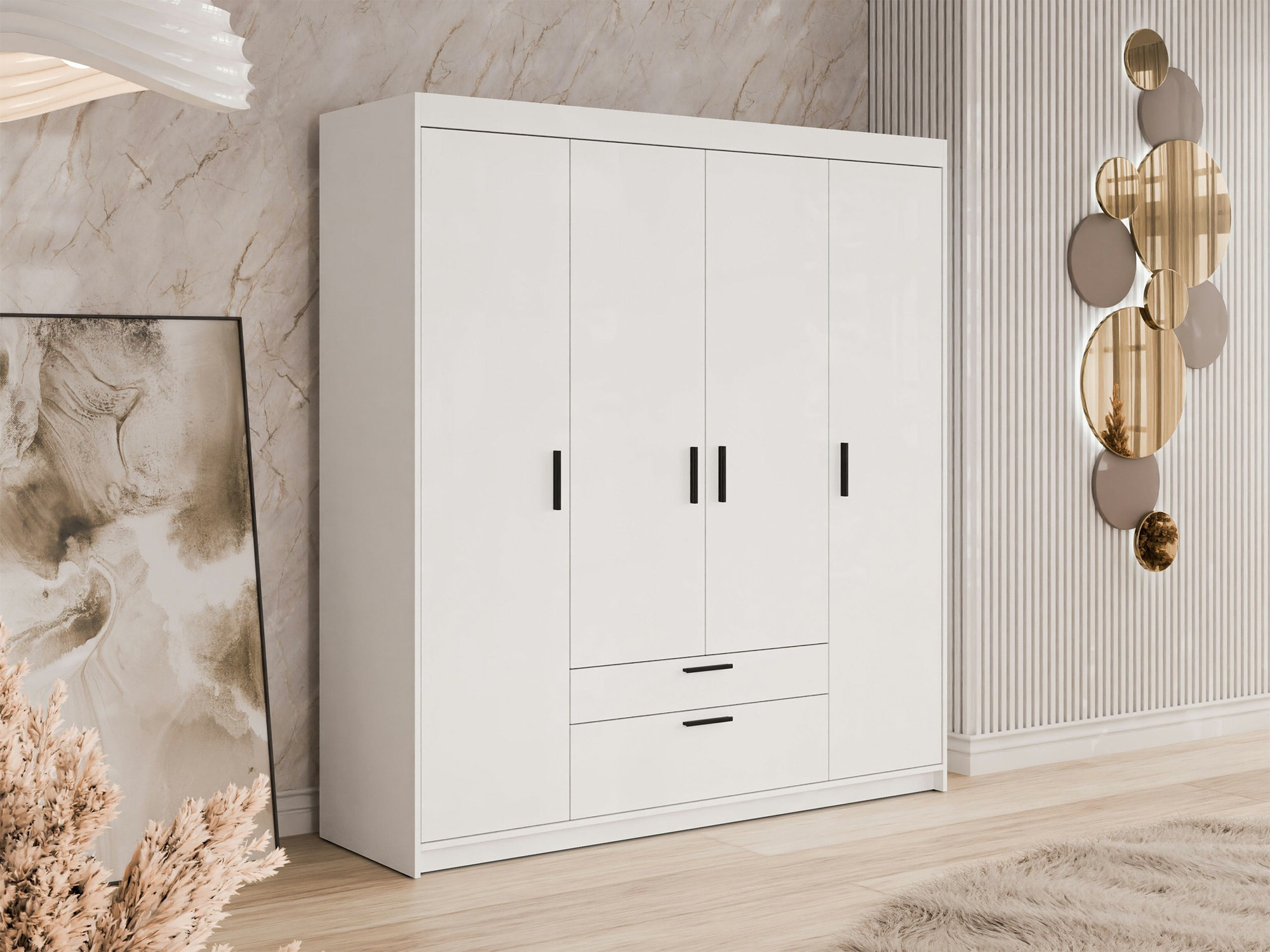 Wardrobe Novduni 107 (White)