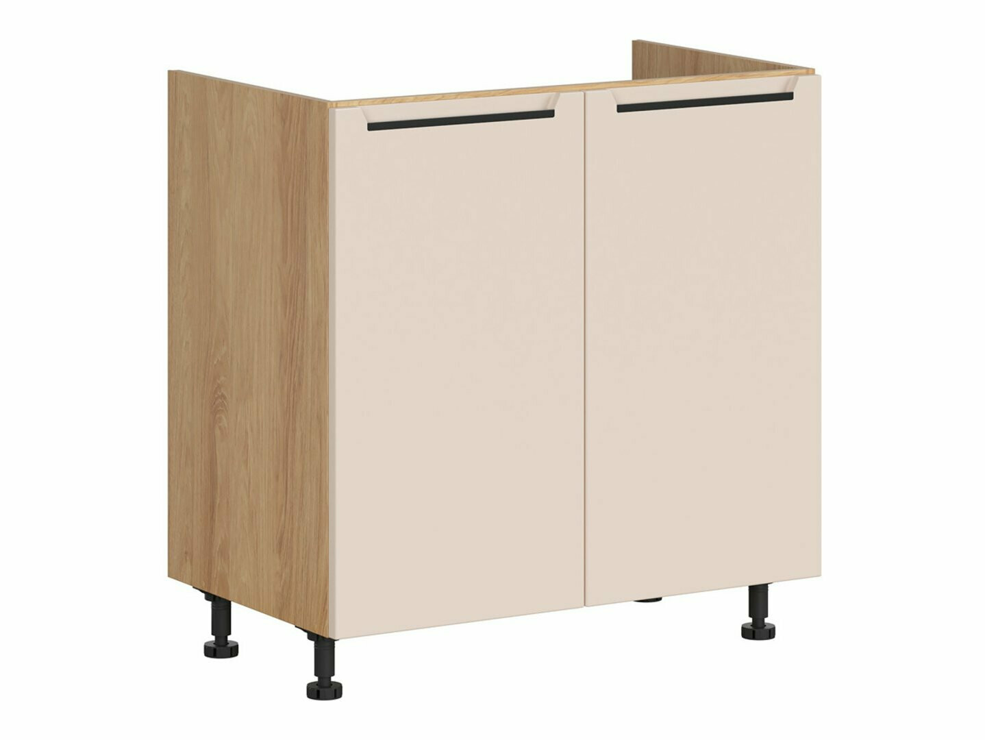 Πολυμορφικό ντουλάπι νεροχύτη με πόρτες Riso Beige 125