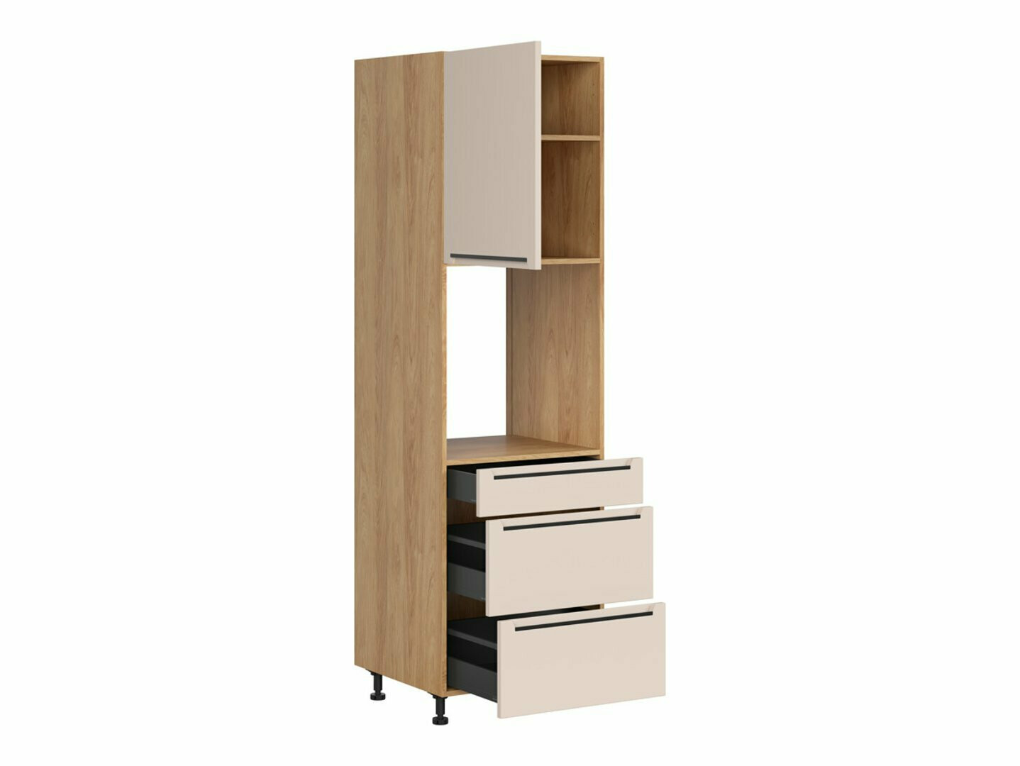 Modular cabinet for built-in appliances Riso Beige 133