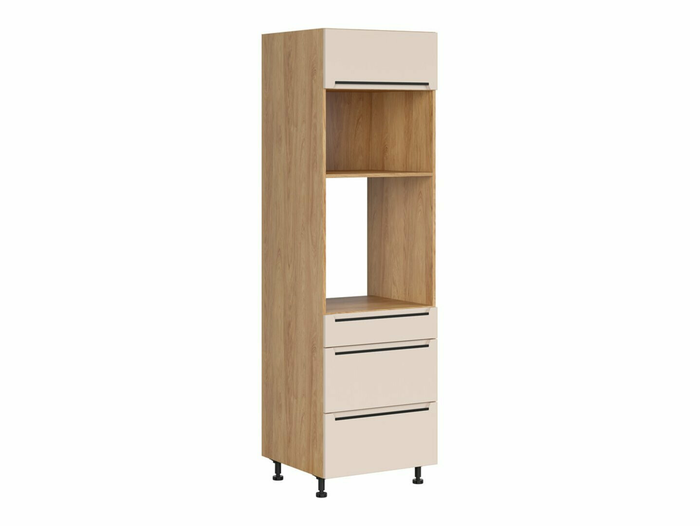 Modular cabinet for built-in appliances Riso Beige 134