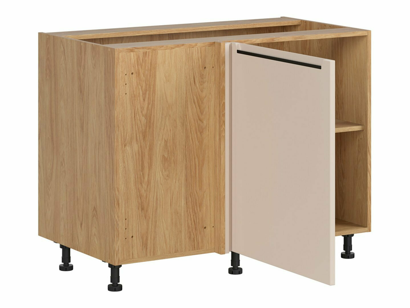Modular corner cabinet Riso Beige 129