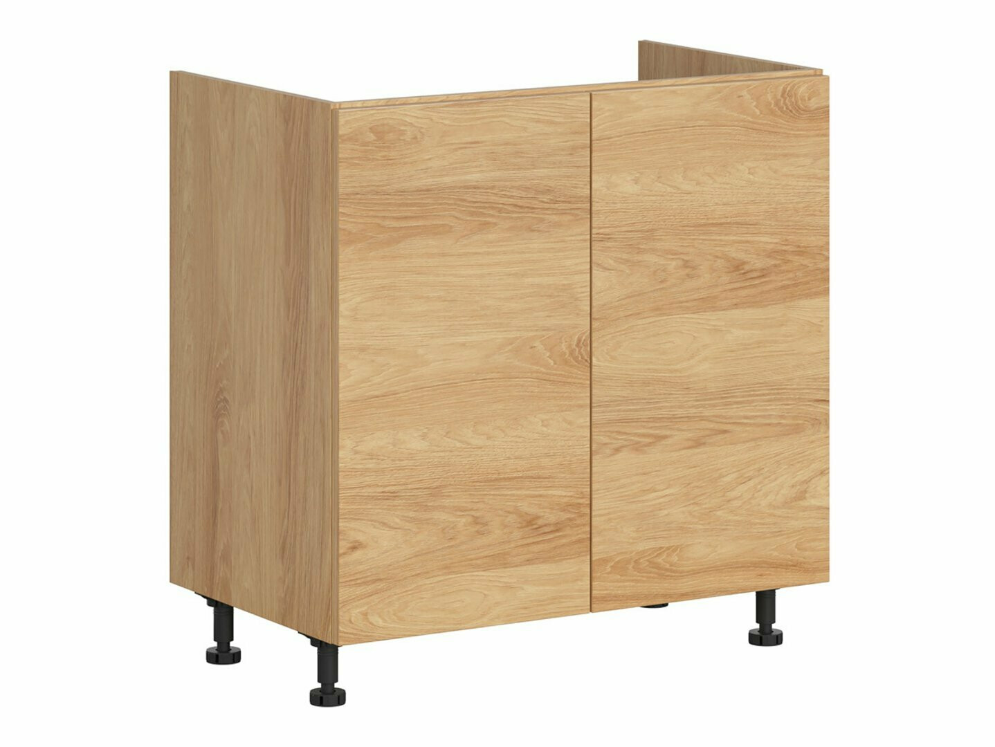 Modular sink cabinet with doors Amper Oak 125