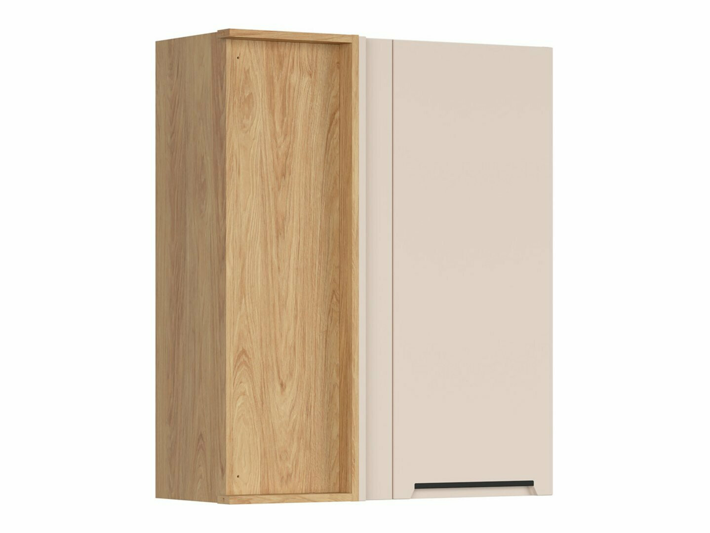 Modular wall-mounted corner cabinet Riso Beige 157